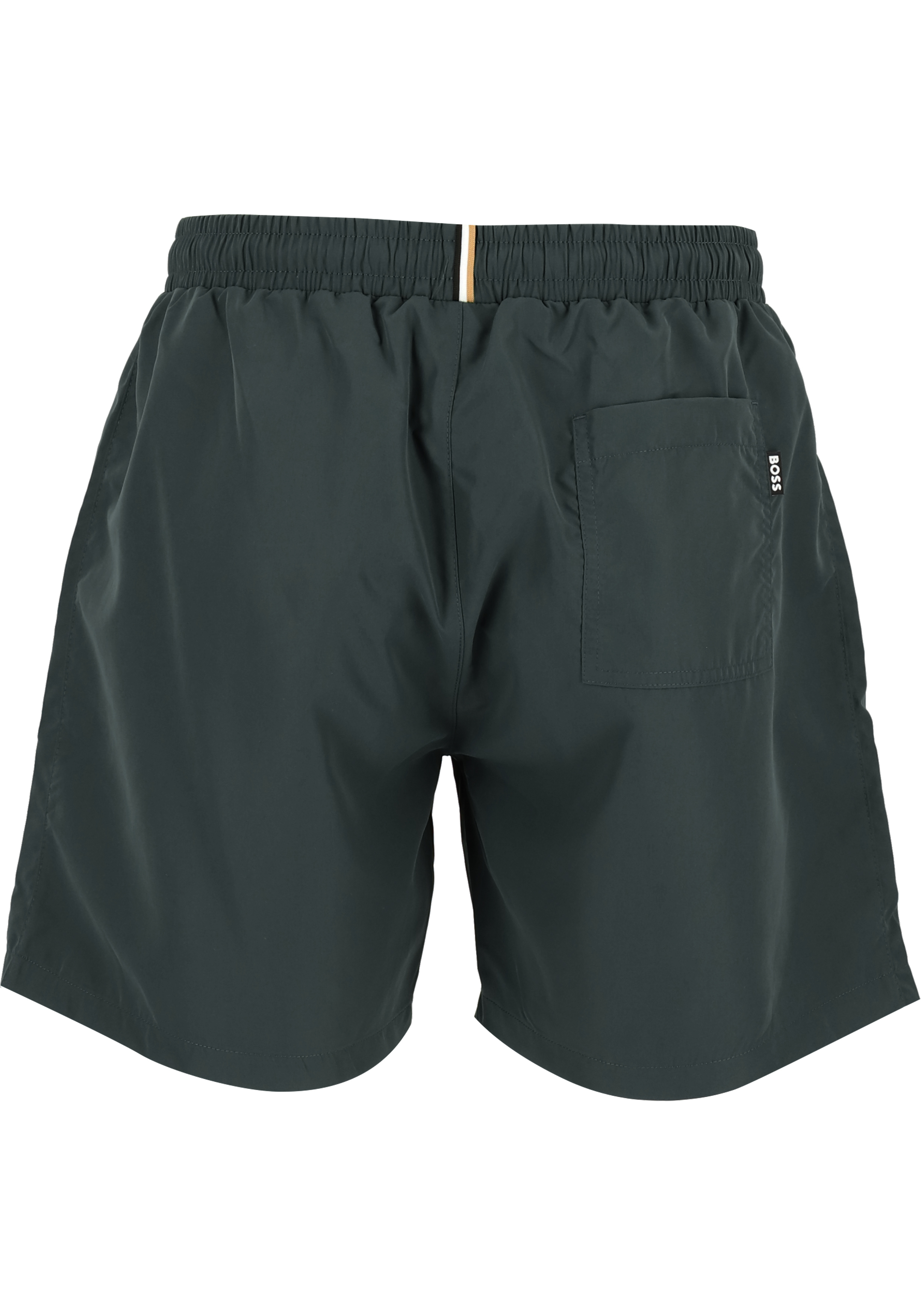 HUGO BOSS Dolphin swim shorts, heren zwembroek, donkergrijs