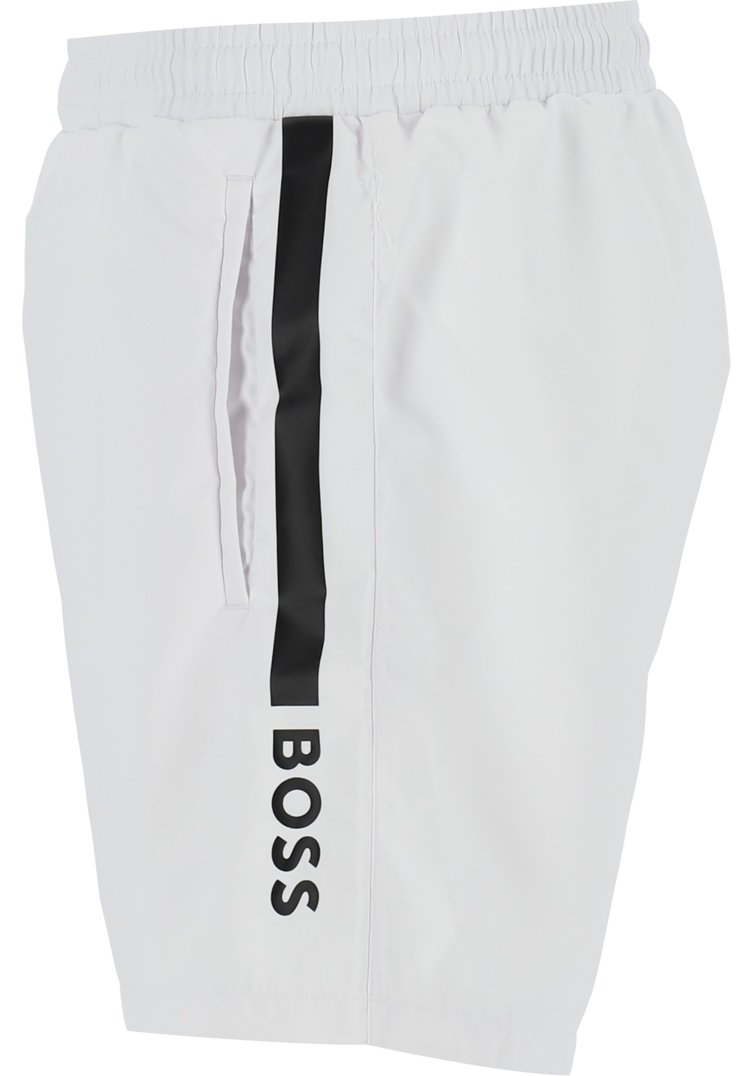 HUGO BOSS Dolphin swim shorts, heren zwembroek, wit