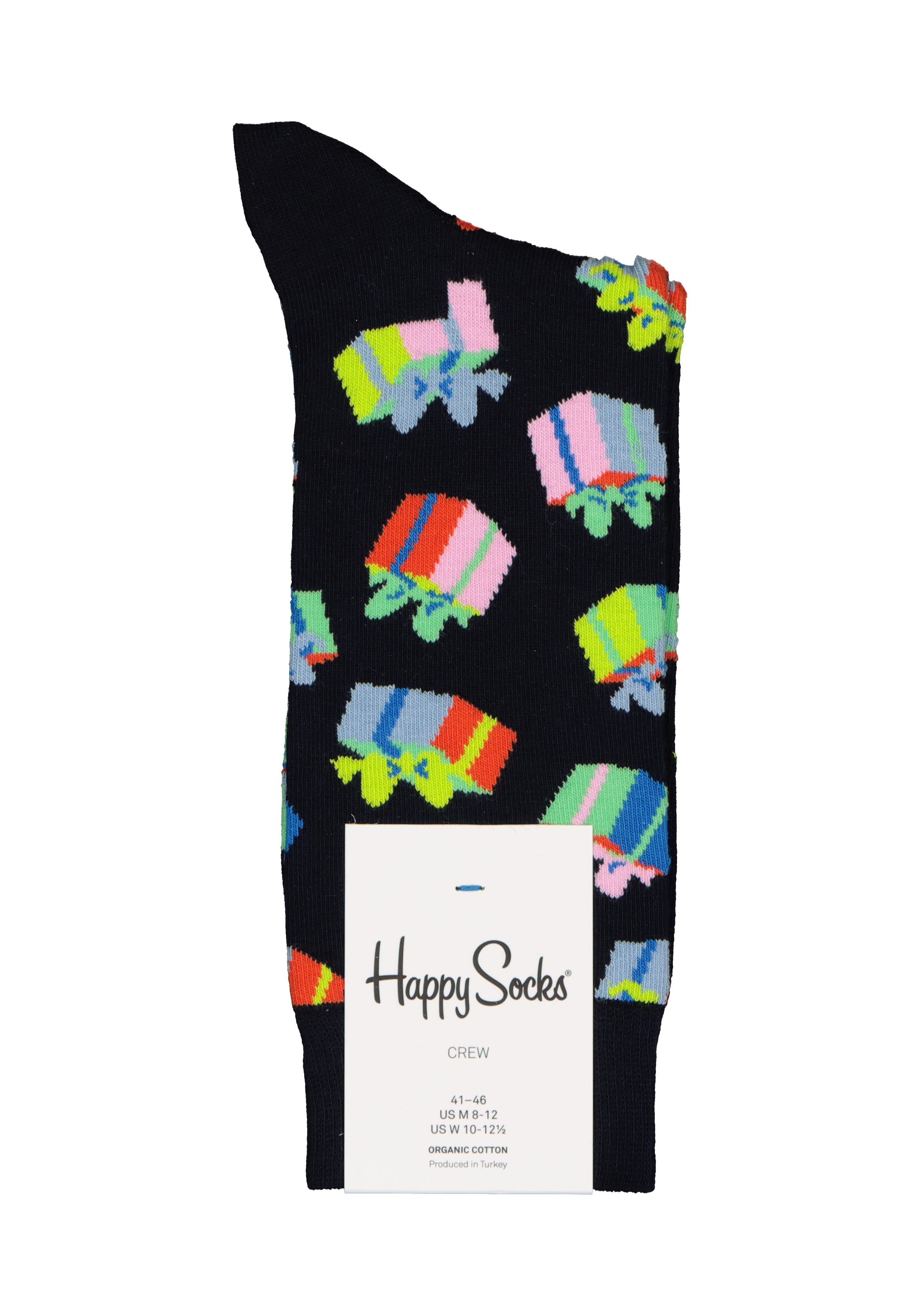 Happy Socks Birthday Gift Sock, unisex sokken, blauw met cadeautjes