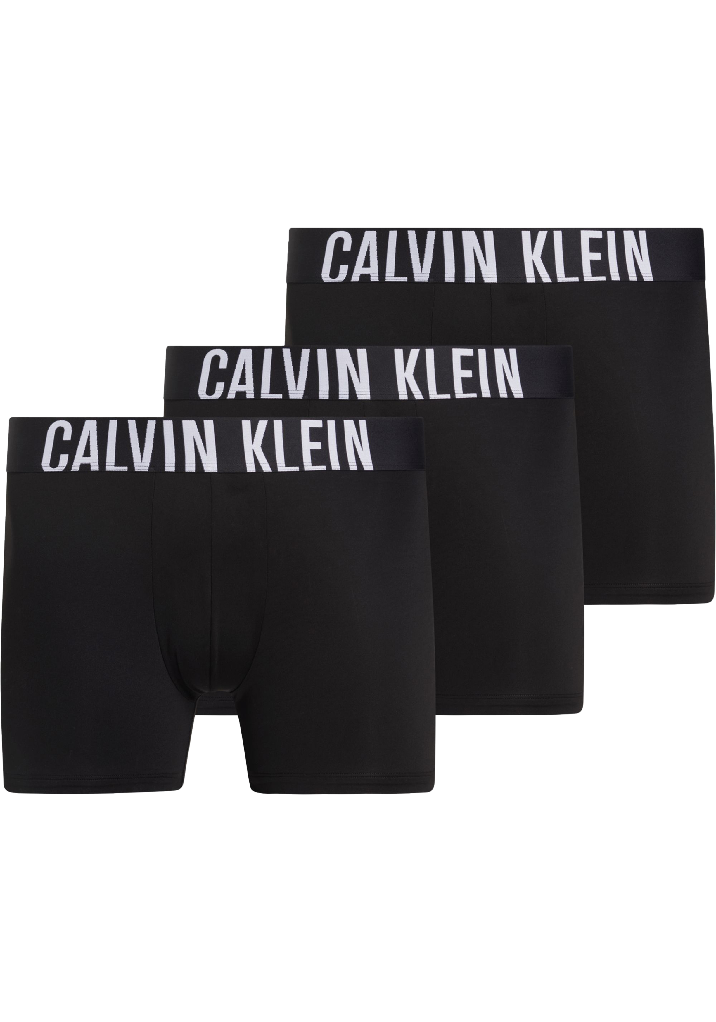 Calvin Klein Trunk (3-pack), heren boxers normale lengte, zwart