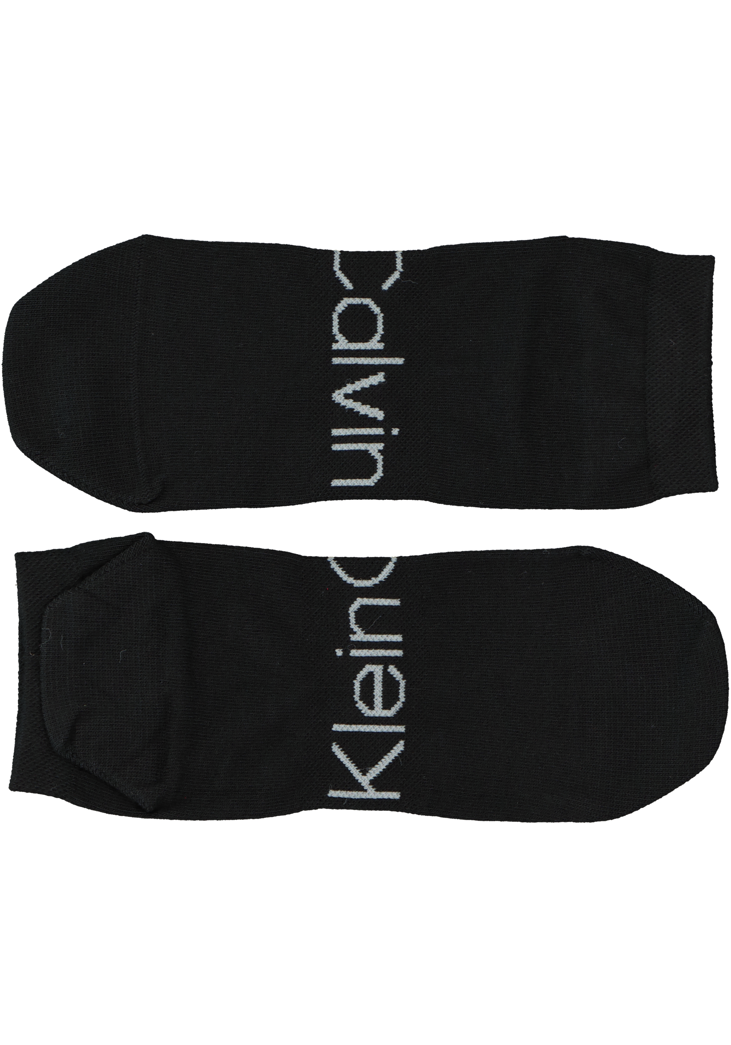 Calvin Klein herensokken Dirk (2-pack), enkelsokken, zwart met logo