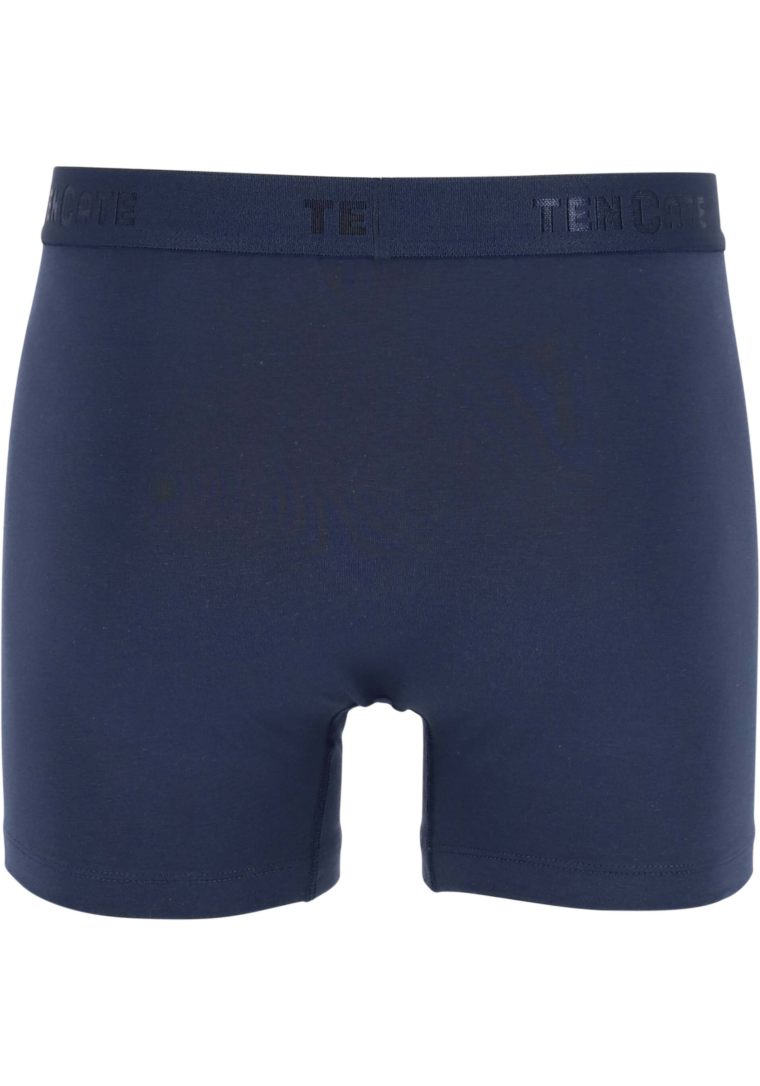 TEN CATE Basics men shorts (2-pack), heren boxers normale lengte, blauw