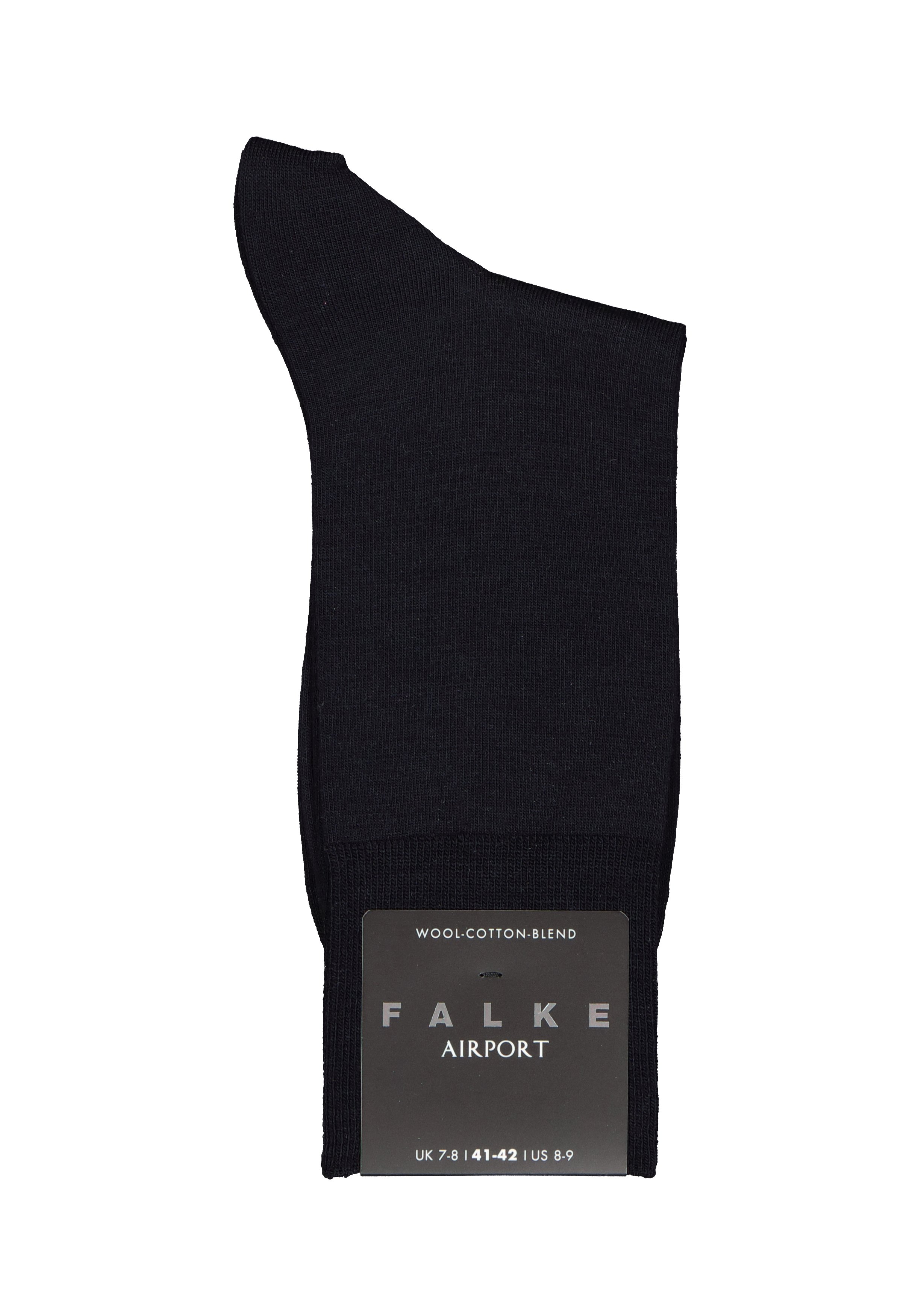 FALKE Airport herensokken, blauw (dark navy)