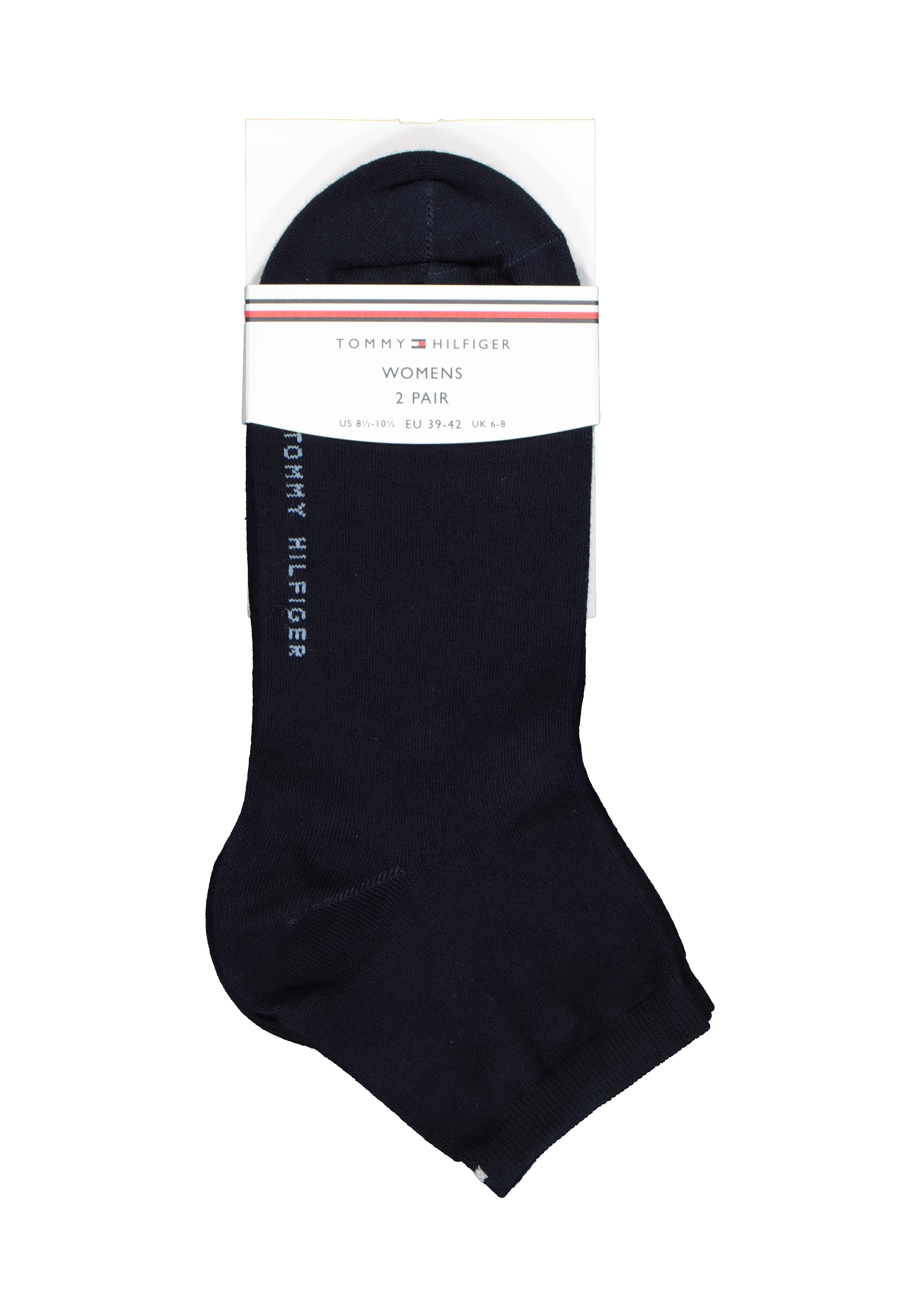 Tommy Hilfiger damessokken Casual Short (2-pack), korte sokken katoen, donkerblauw