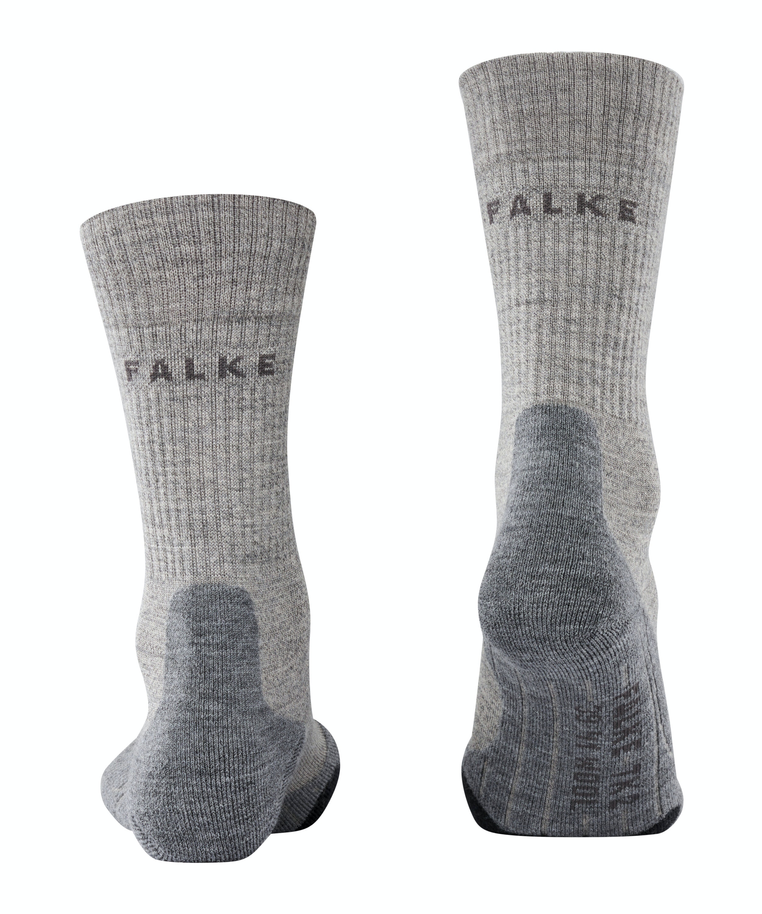 FALKE TK2 Explore Wool dames trekking sokken, grijs (kitt mouline)