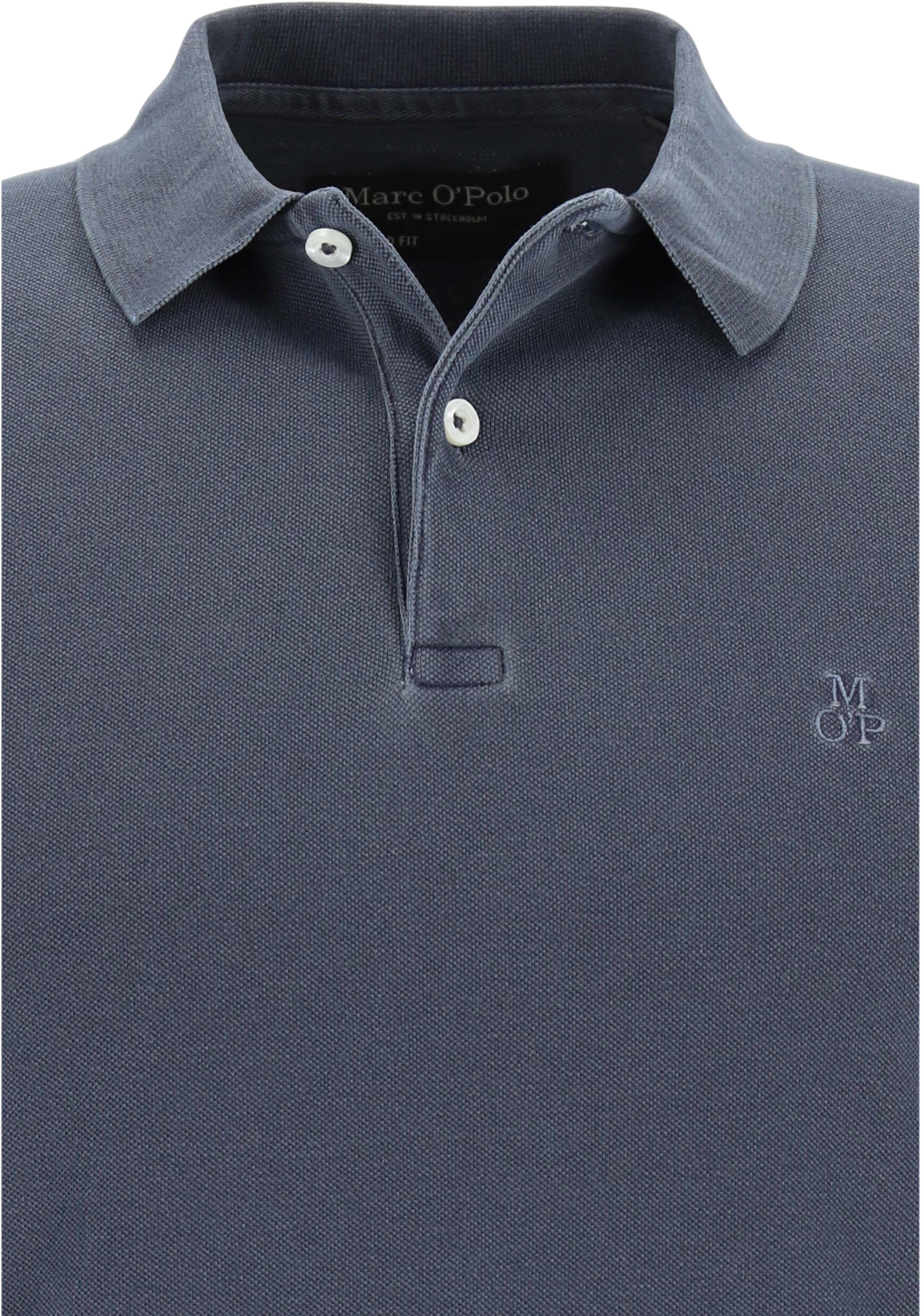 Marc O'Polo shaped fit polo, heren poloshirt, donkerblauw