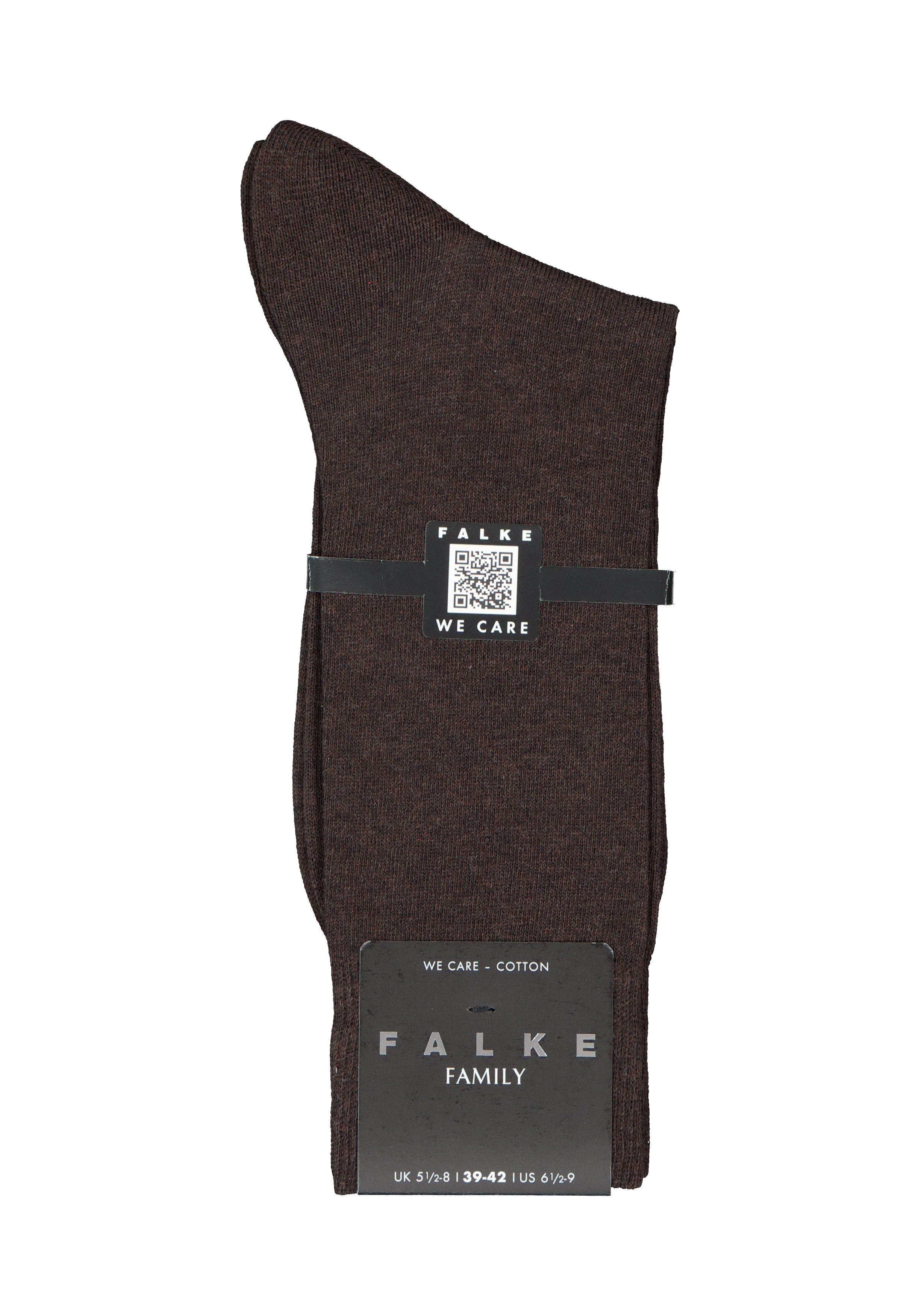 FALKE Family herensokken, donkerbruin (dark brown)