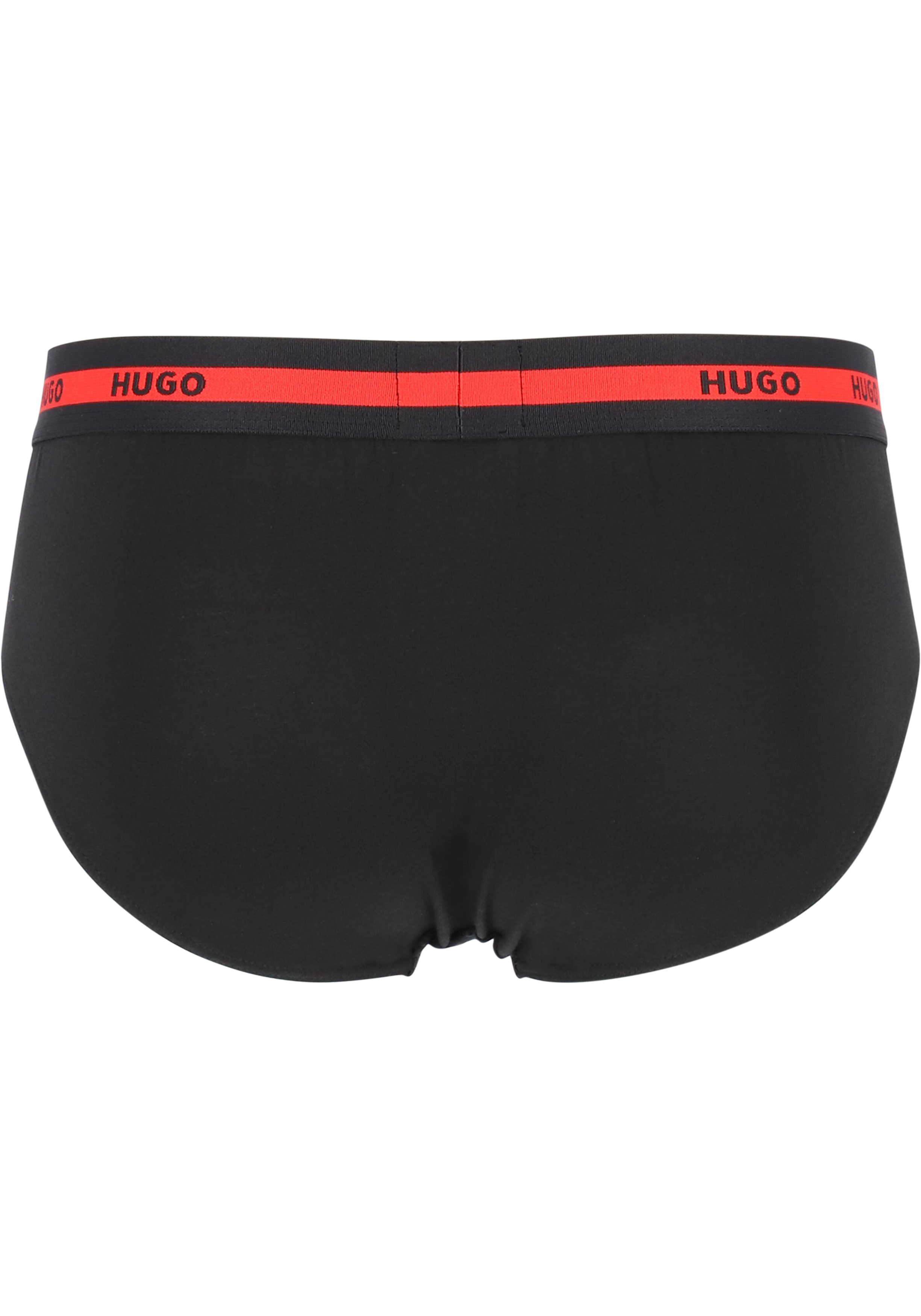 HUGO hipster briefs (2-pack), heren slips, zwart