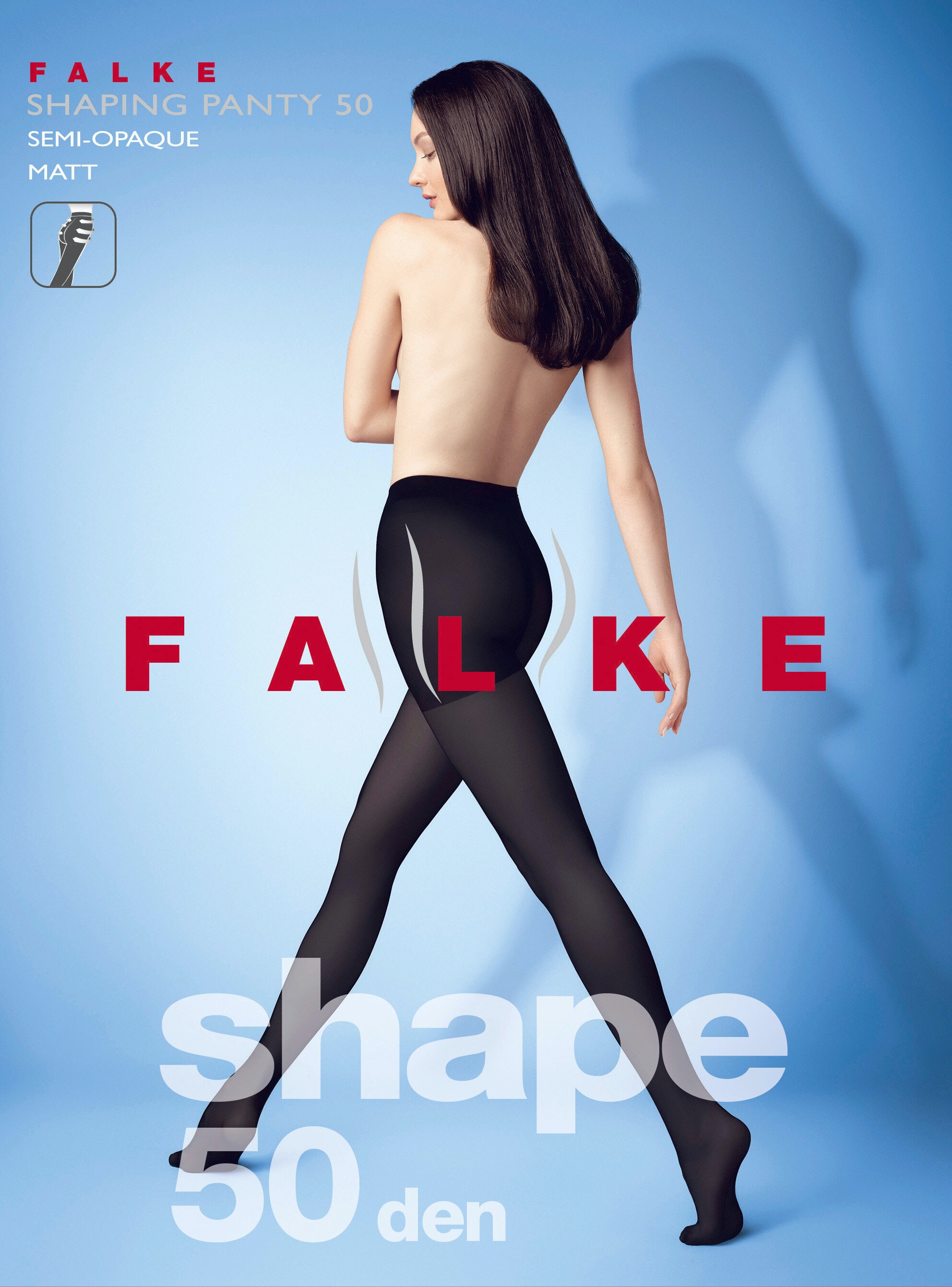 FALKE Shaping panty 50 DEN dames panty, black