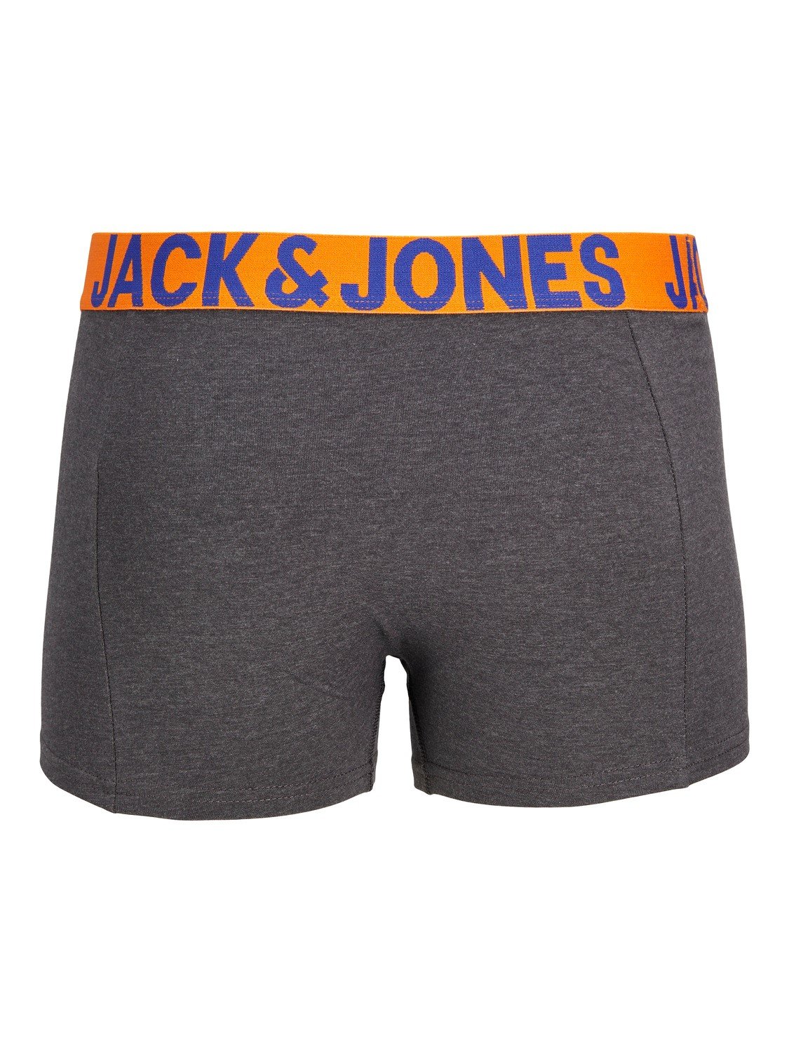 JACK & JONES Jaccrazy solid trunks (3-pack), heren boxers normale lengte, zwart en blauw