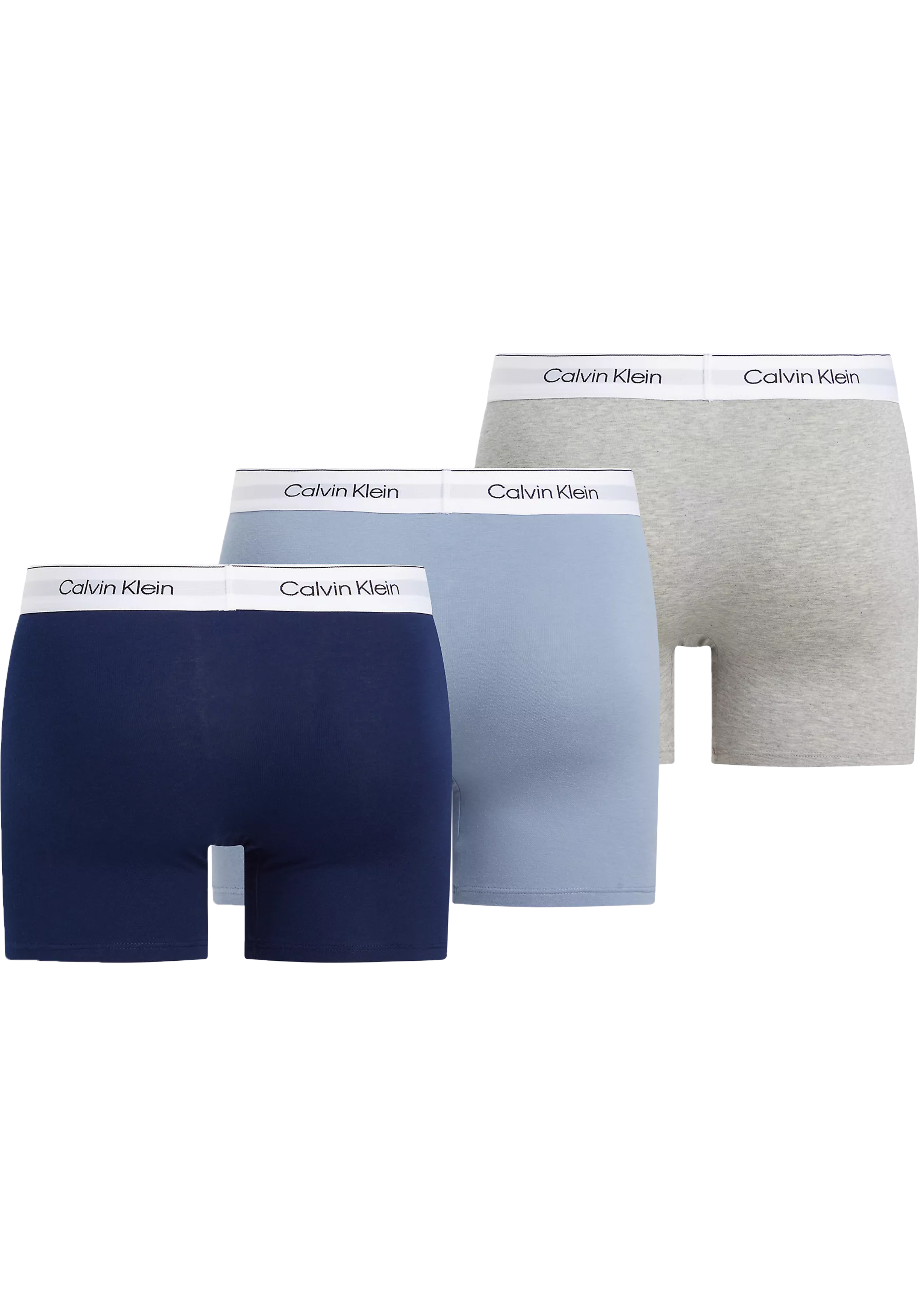 Calvin Klein Boxer Briefs (3-pack), heren boxers extra lang, zwart