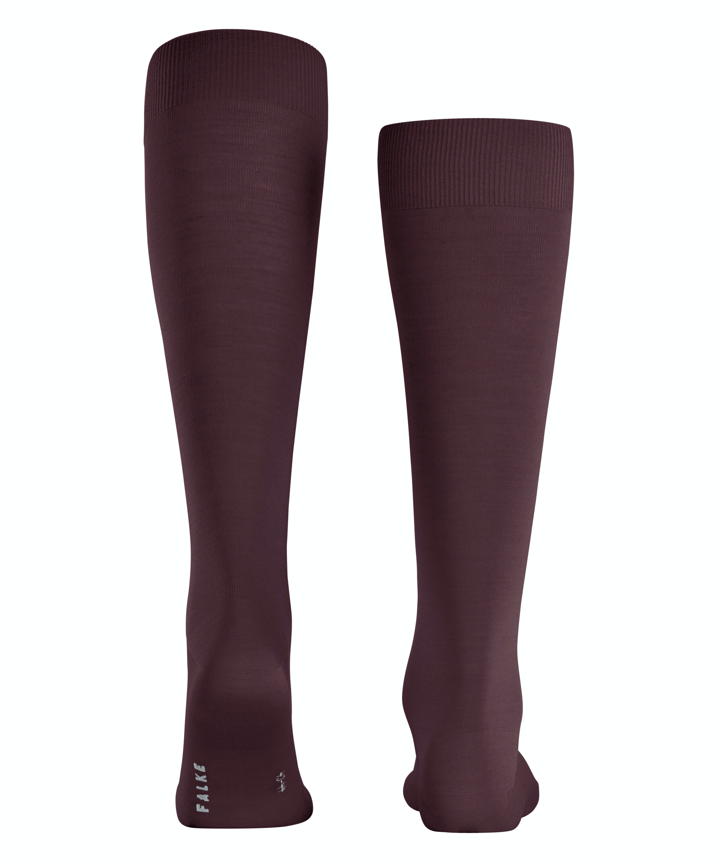 FALKE ClimaWool heren kniekousen, donkerrood (barolo)