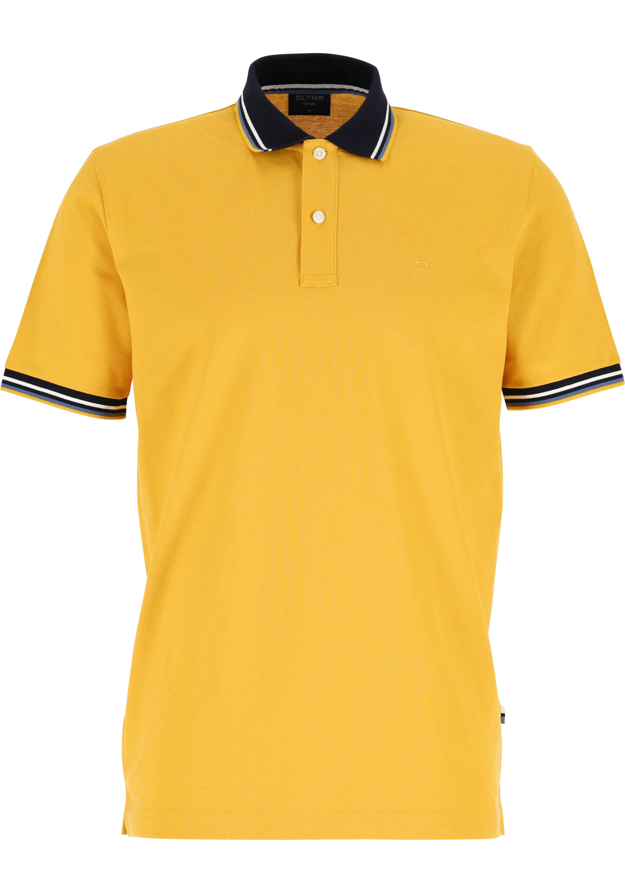 OLYMP Polo Casual, modern fit polo, mais geel