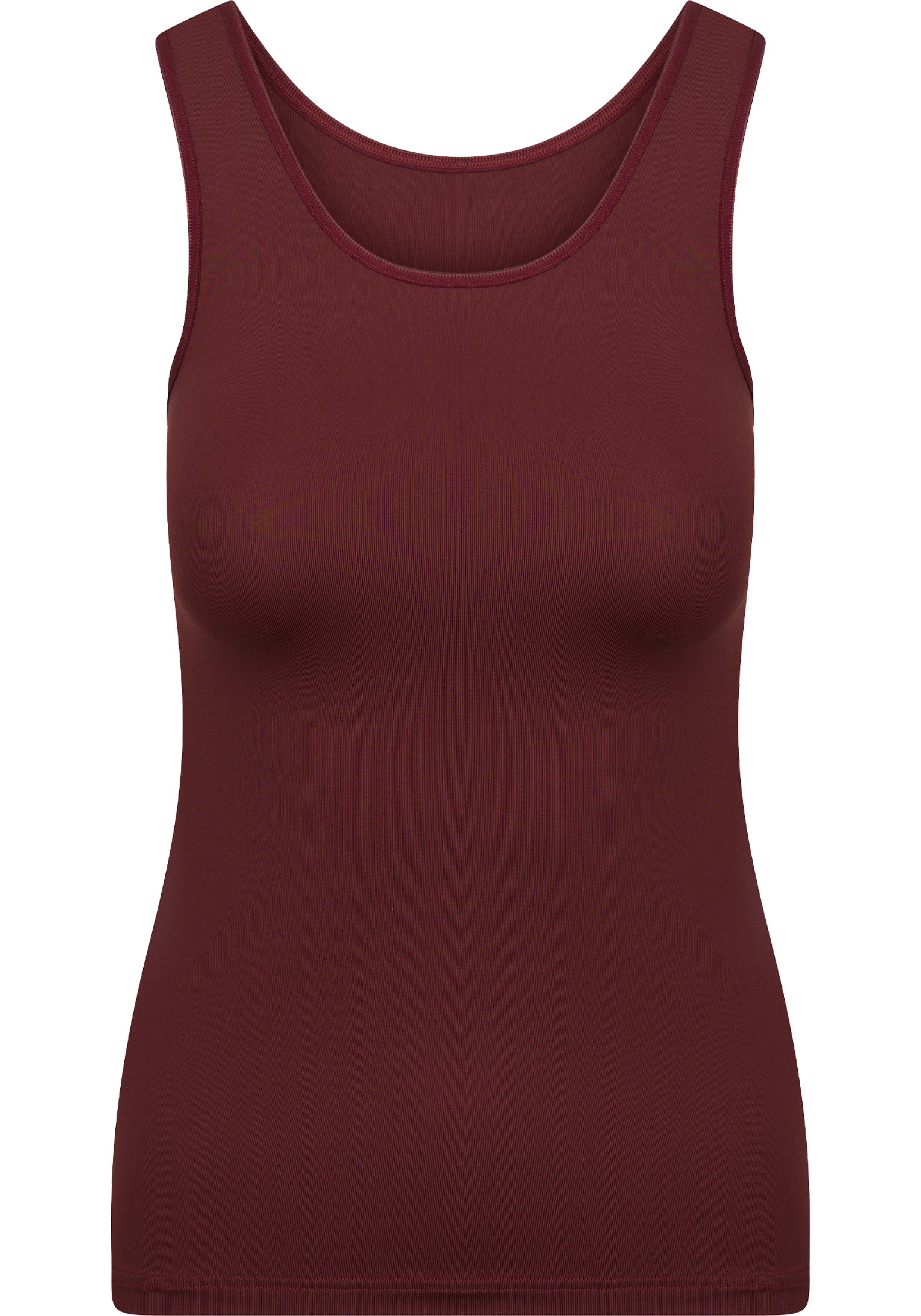 RJ Bodywear Pure Color dames top (1-pack), hemdje met brede banden, port