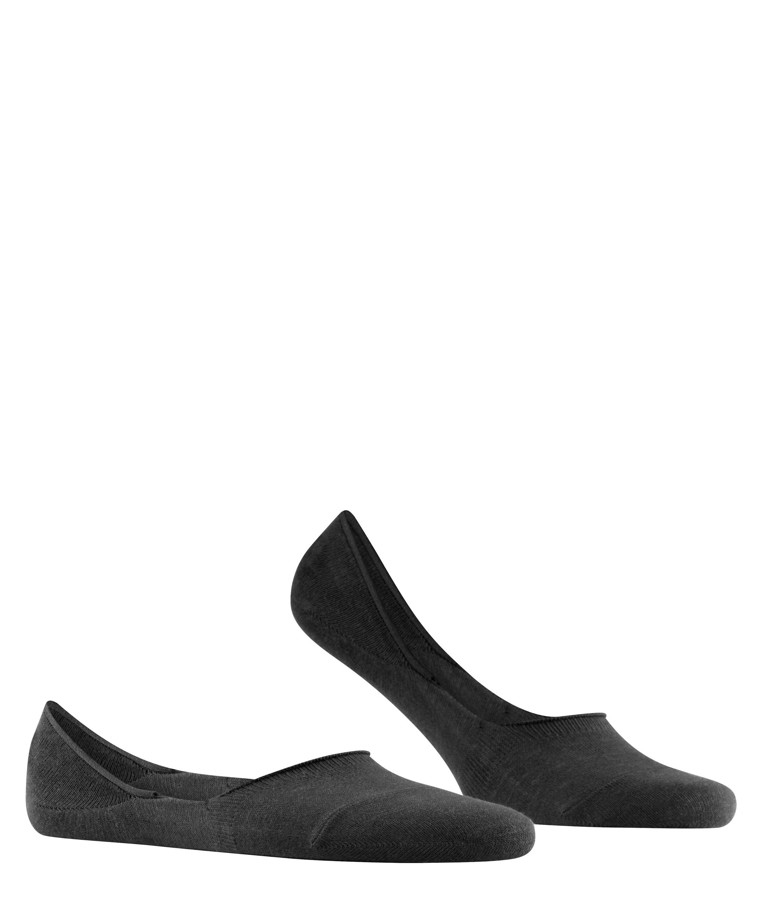 FALKE Step Medium Cut heren kousenvoetjes, zwart (black)