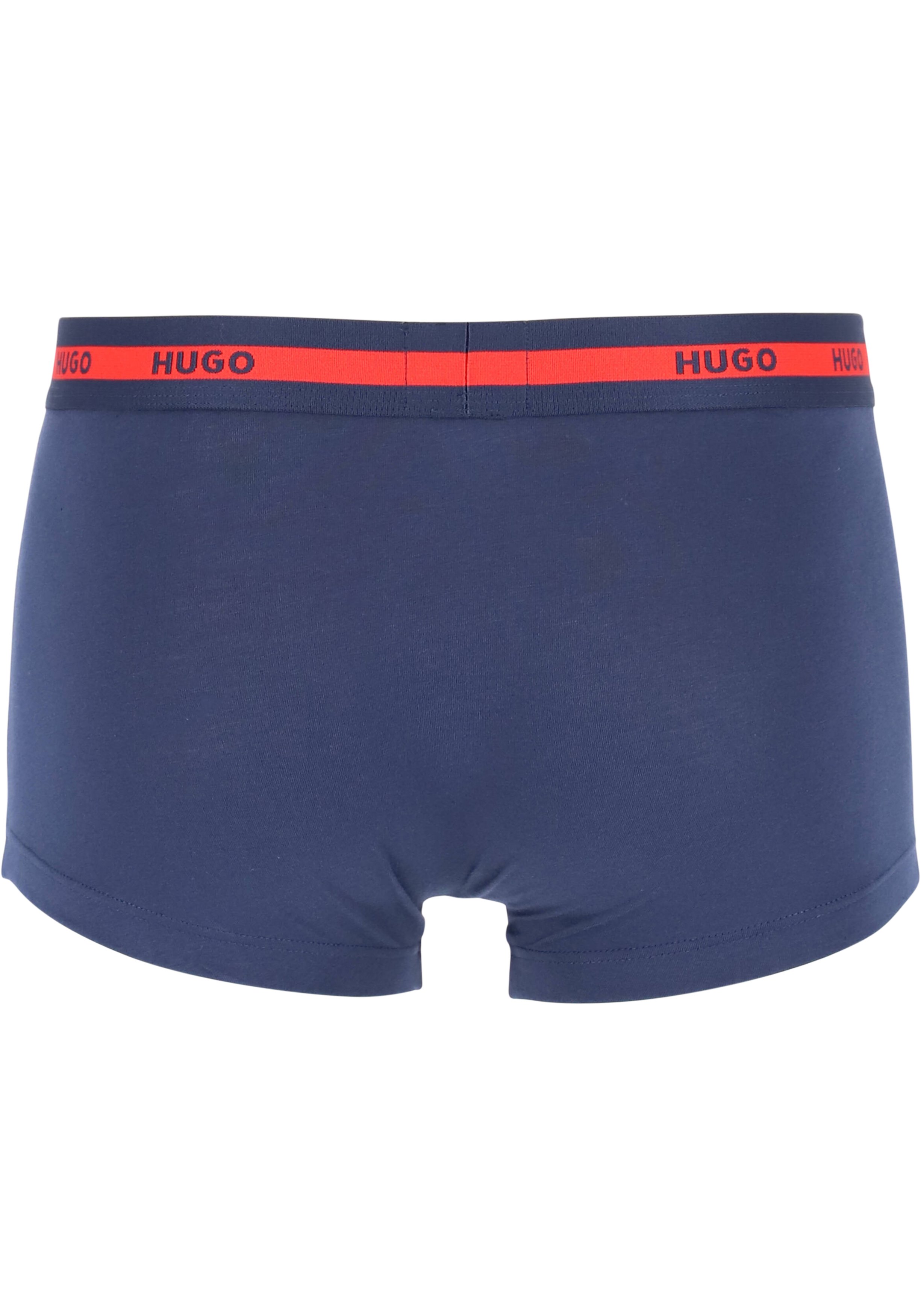 HUGO trunks (2-pack), heren boxers kort, navy