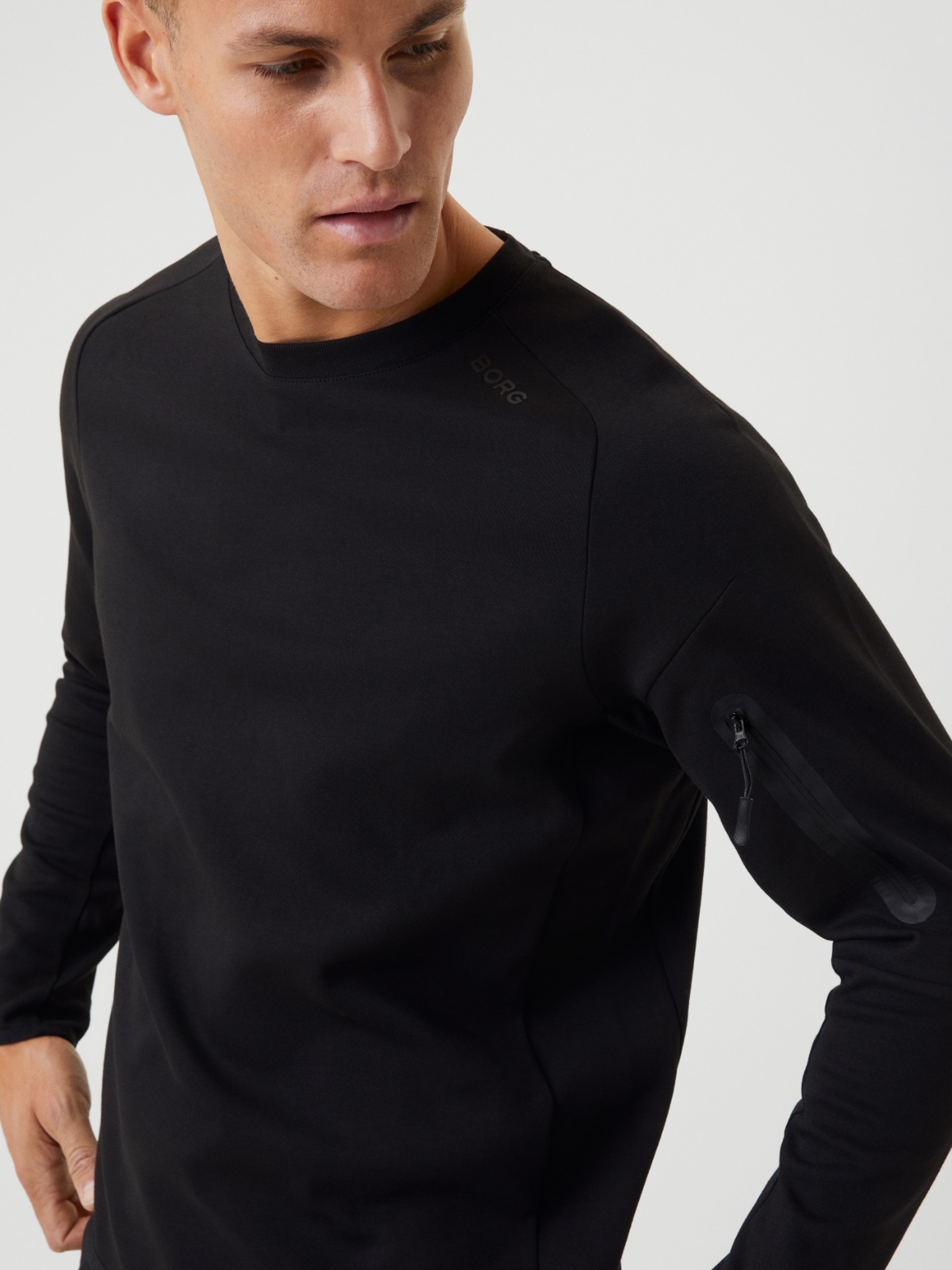 Bjorn Borg tech sweat crew, zwart