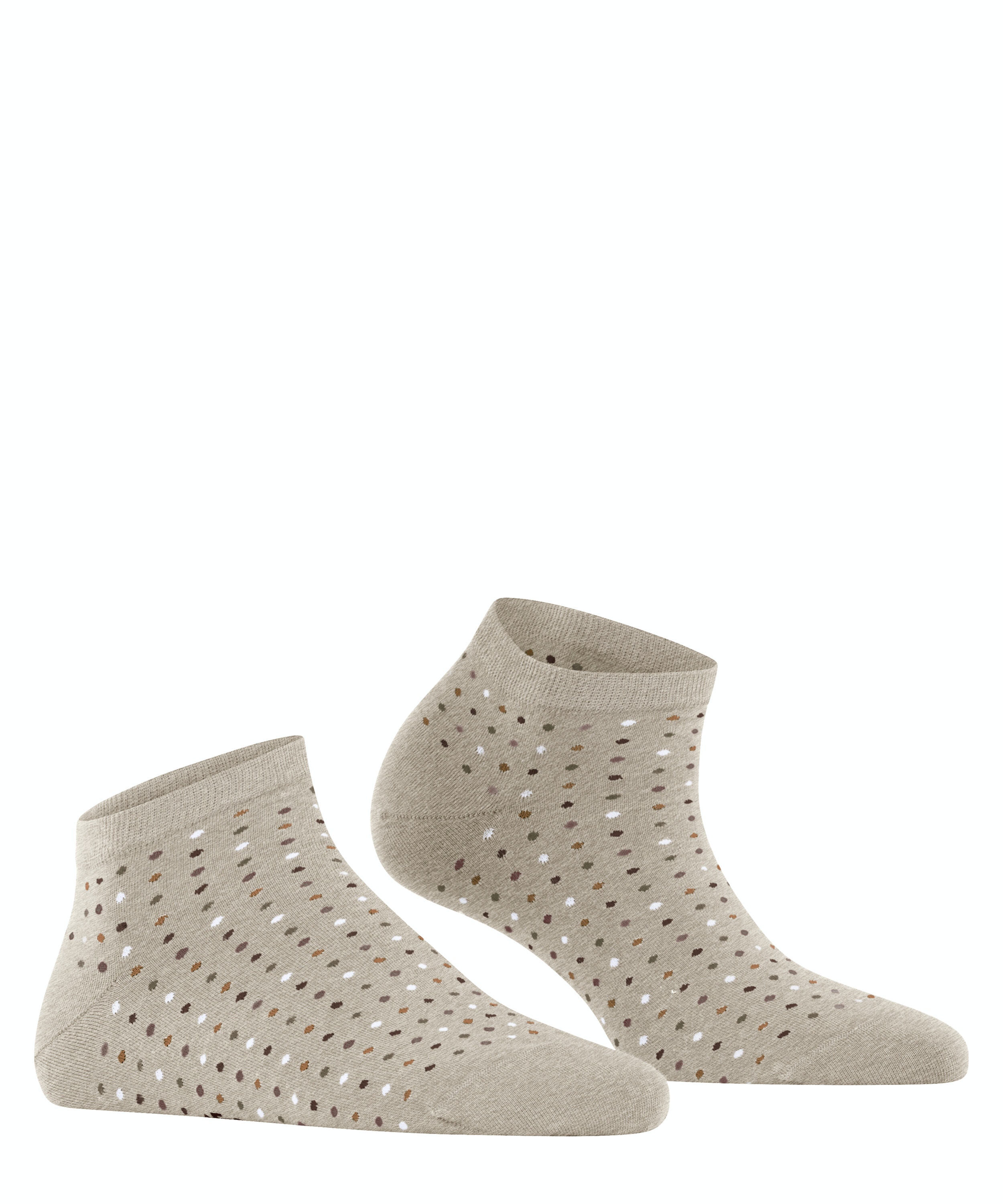 FALKE Multispot dames sneakersokken, beige (nut mel.)