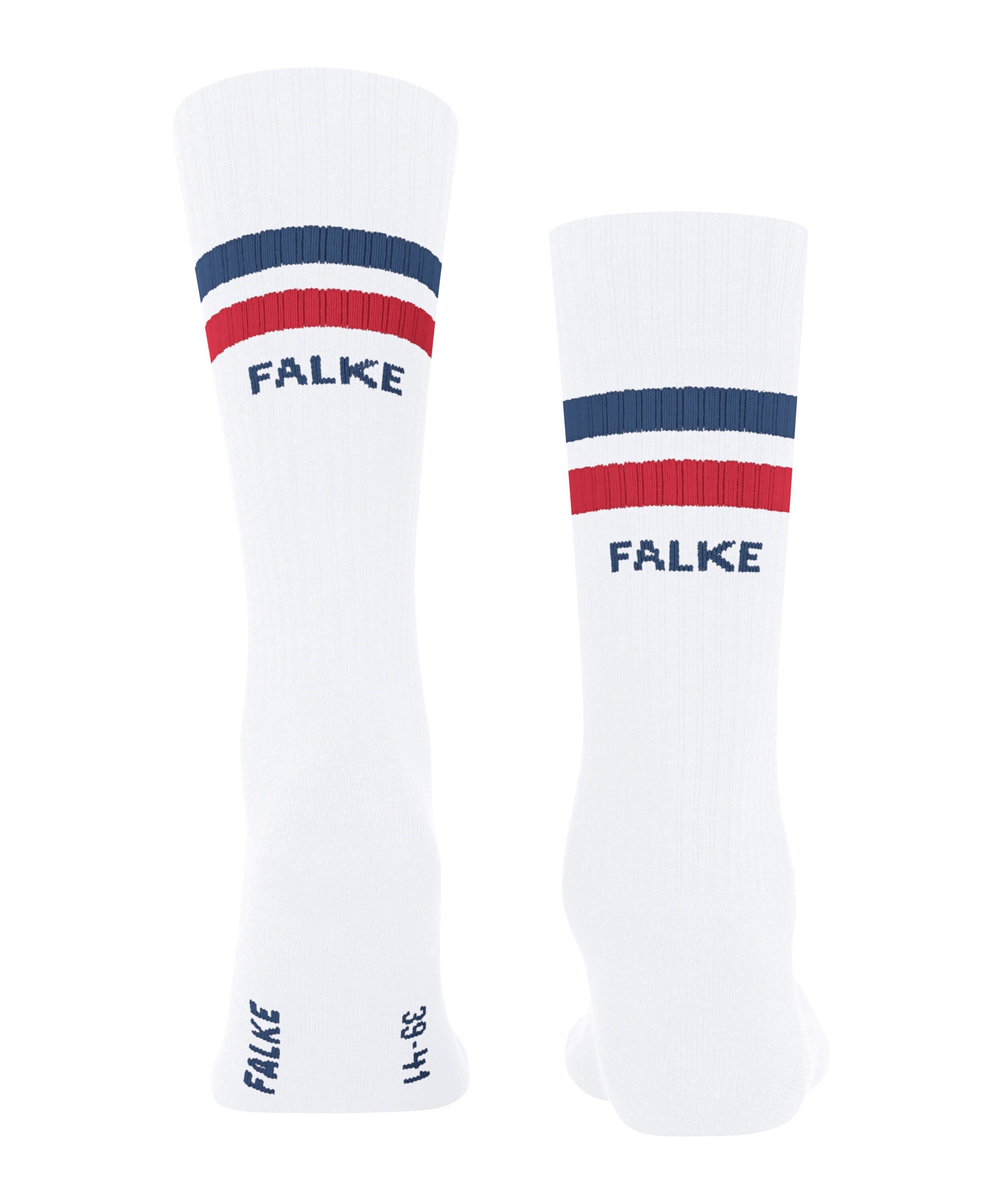 FALKE Dynamic unisex sokken, rood, wit, blauw (white-blue-red)