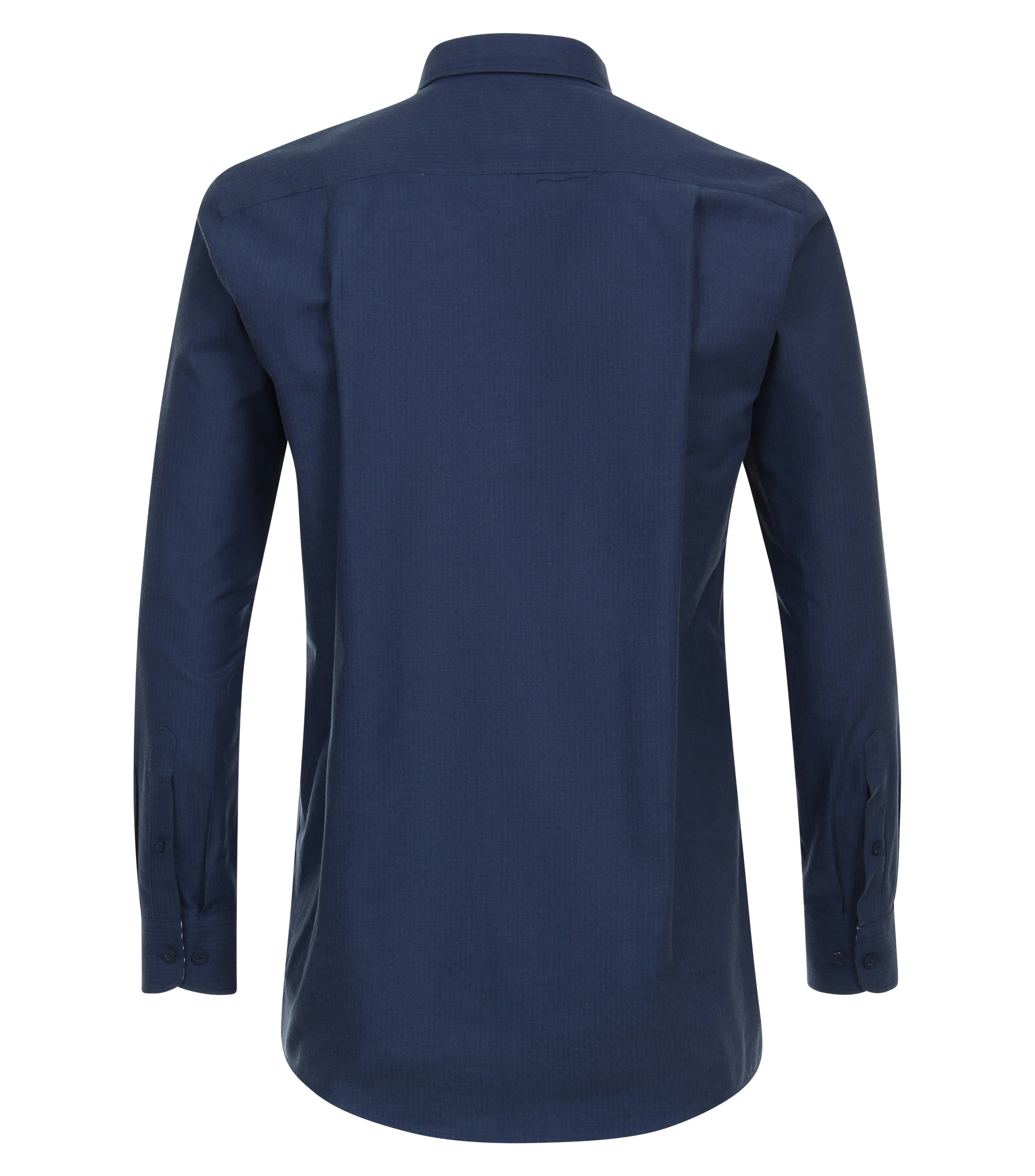 Redmond comfort fit overhemd, twill, blauw