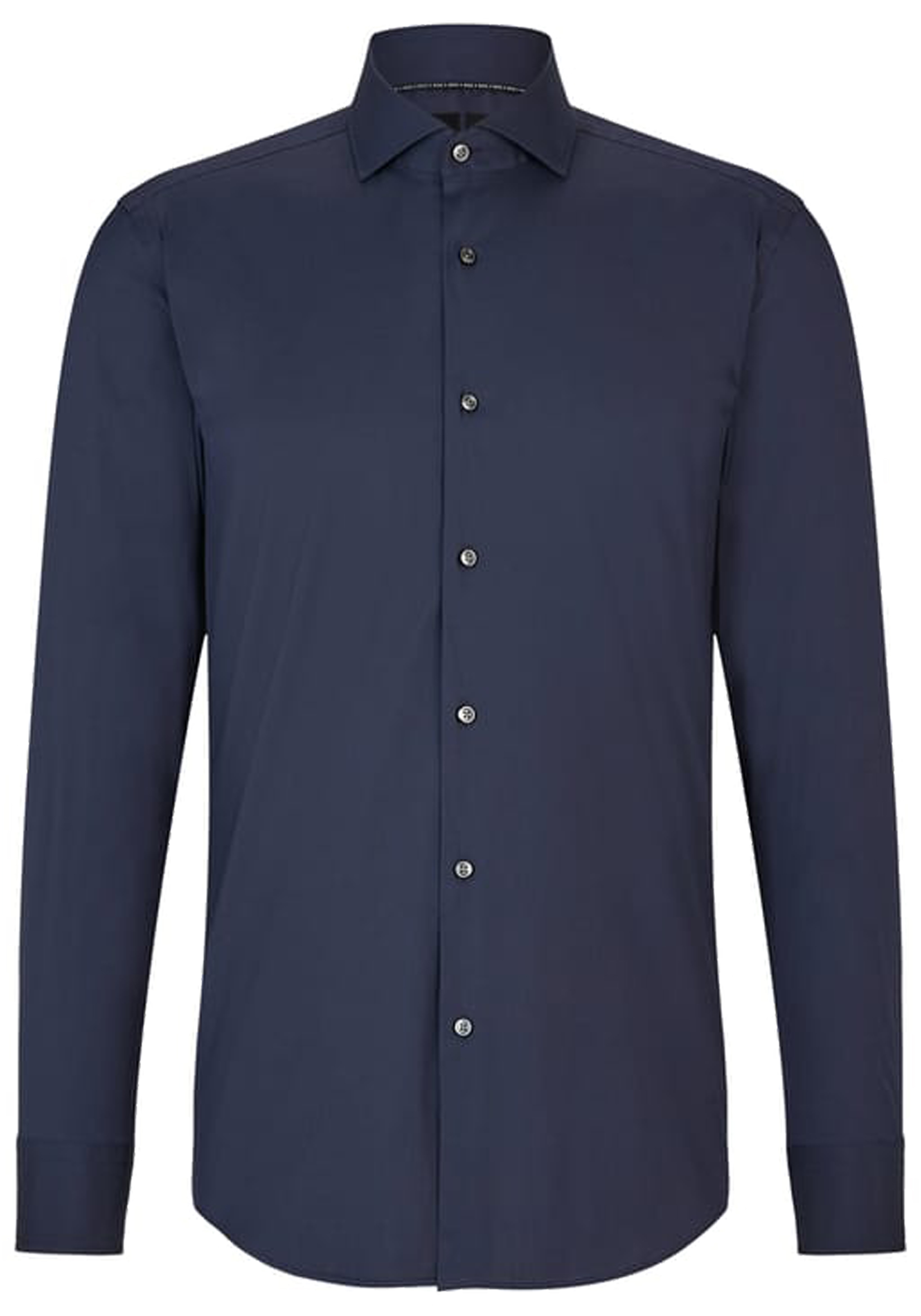 BOSS Hank slim fit overhemd, popeline, blauw