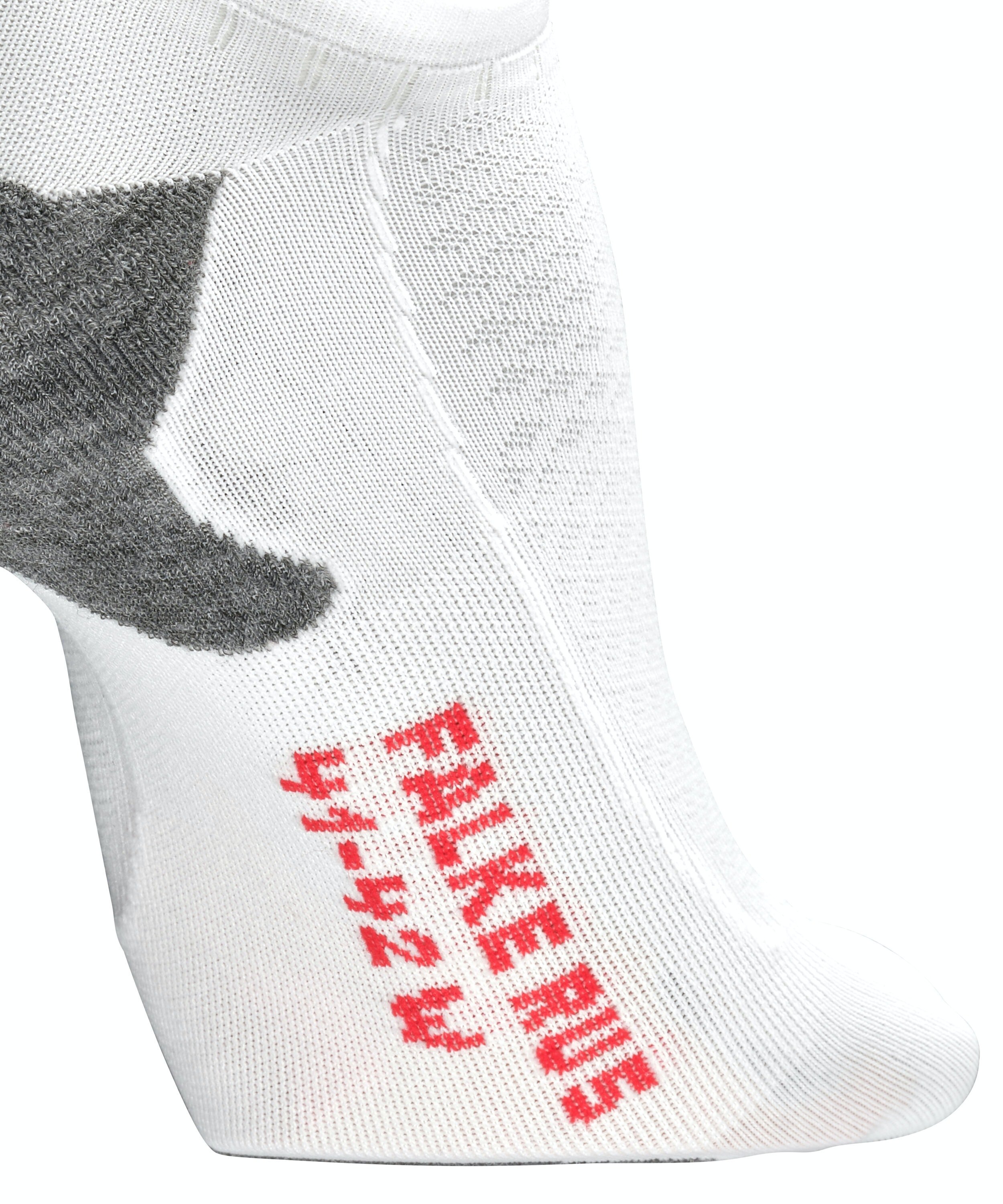 FALKE RU5 Race Invisible dames running kousenvoetjes, wit (white-mix)