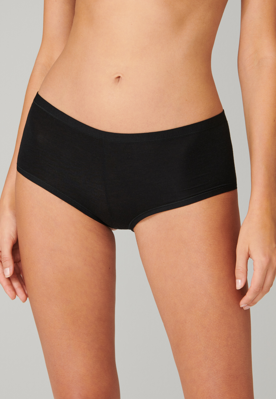 SCHIESSER Personal Fit boxer (1-pack), dames short zwart