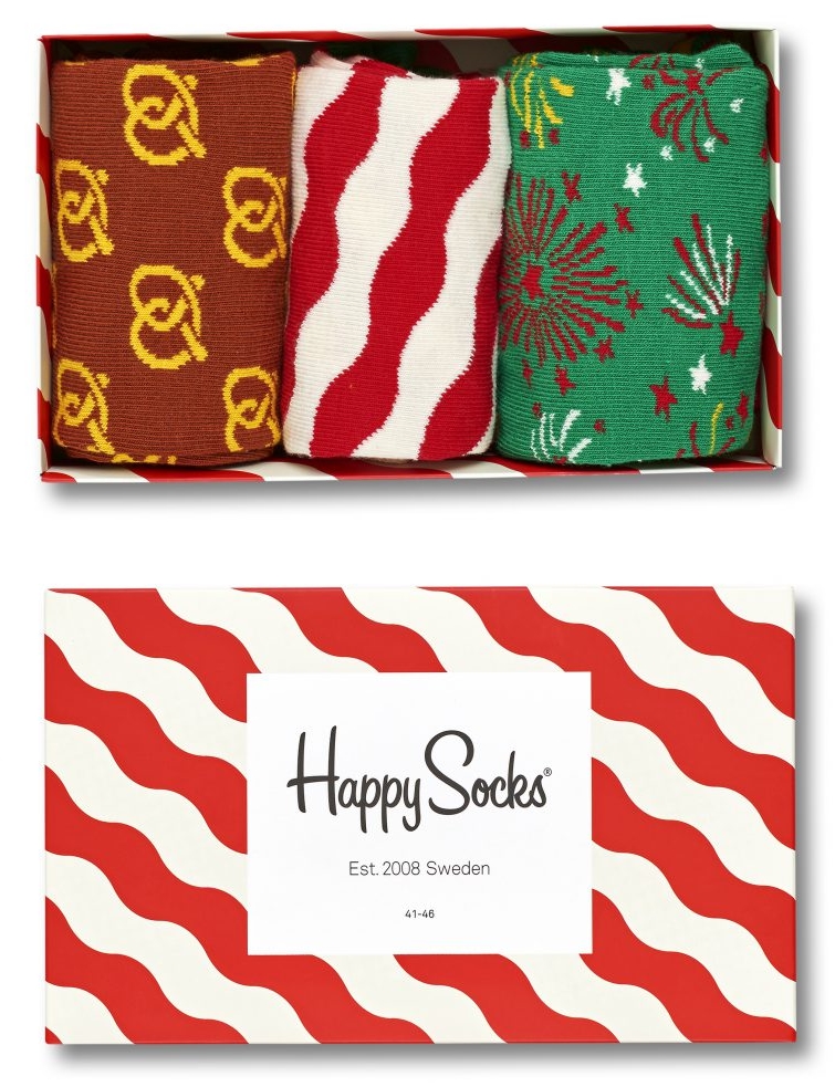 Happy Socks sokken, X-mas Gift Box (3-pack)