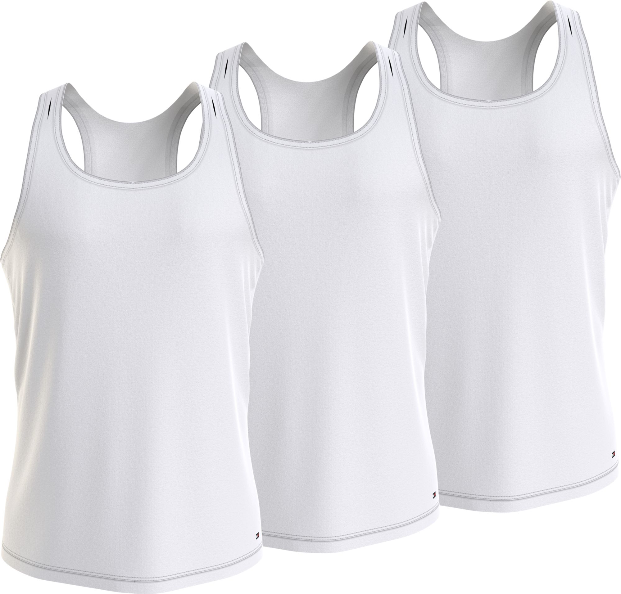 Tommy Hilfiger tanktop (3-pack), heren singlet, wit