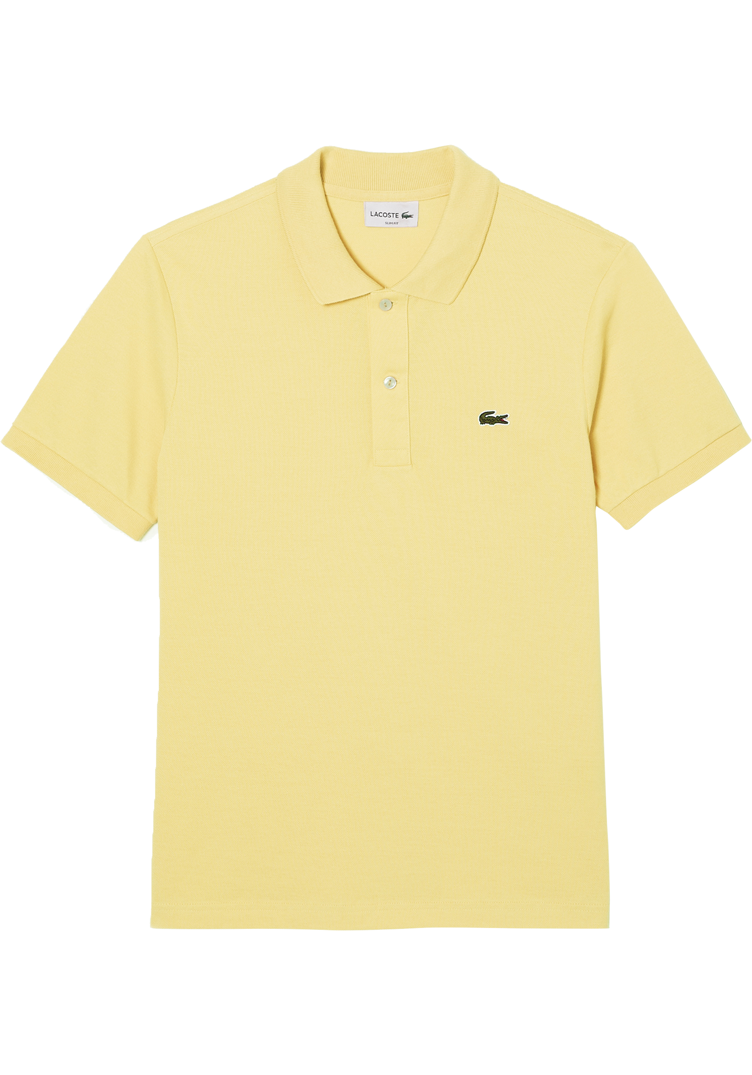 Lacoste Slim Fit polo, geel