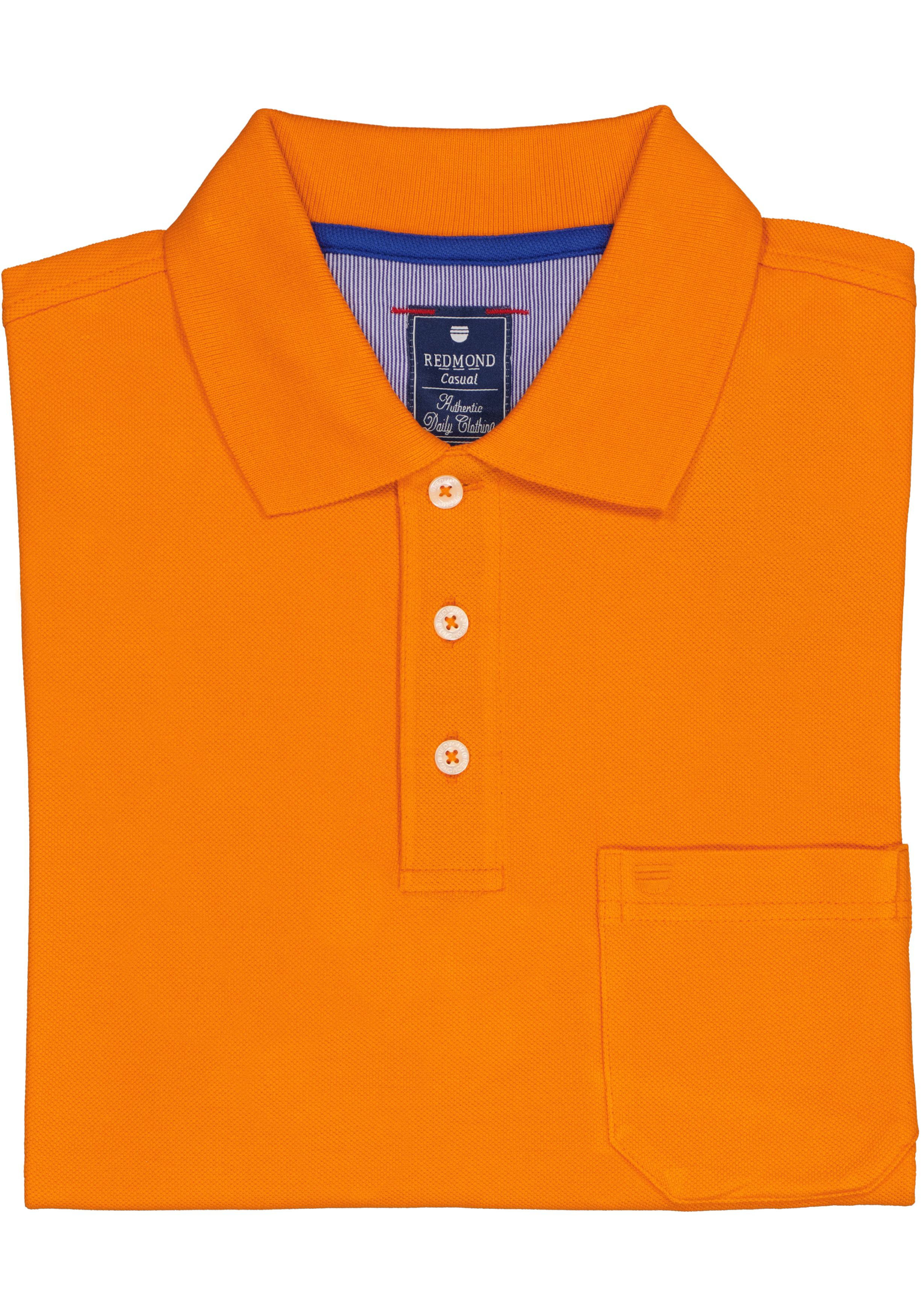 Redmond regular fit poloshirt, oranje