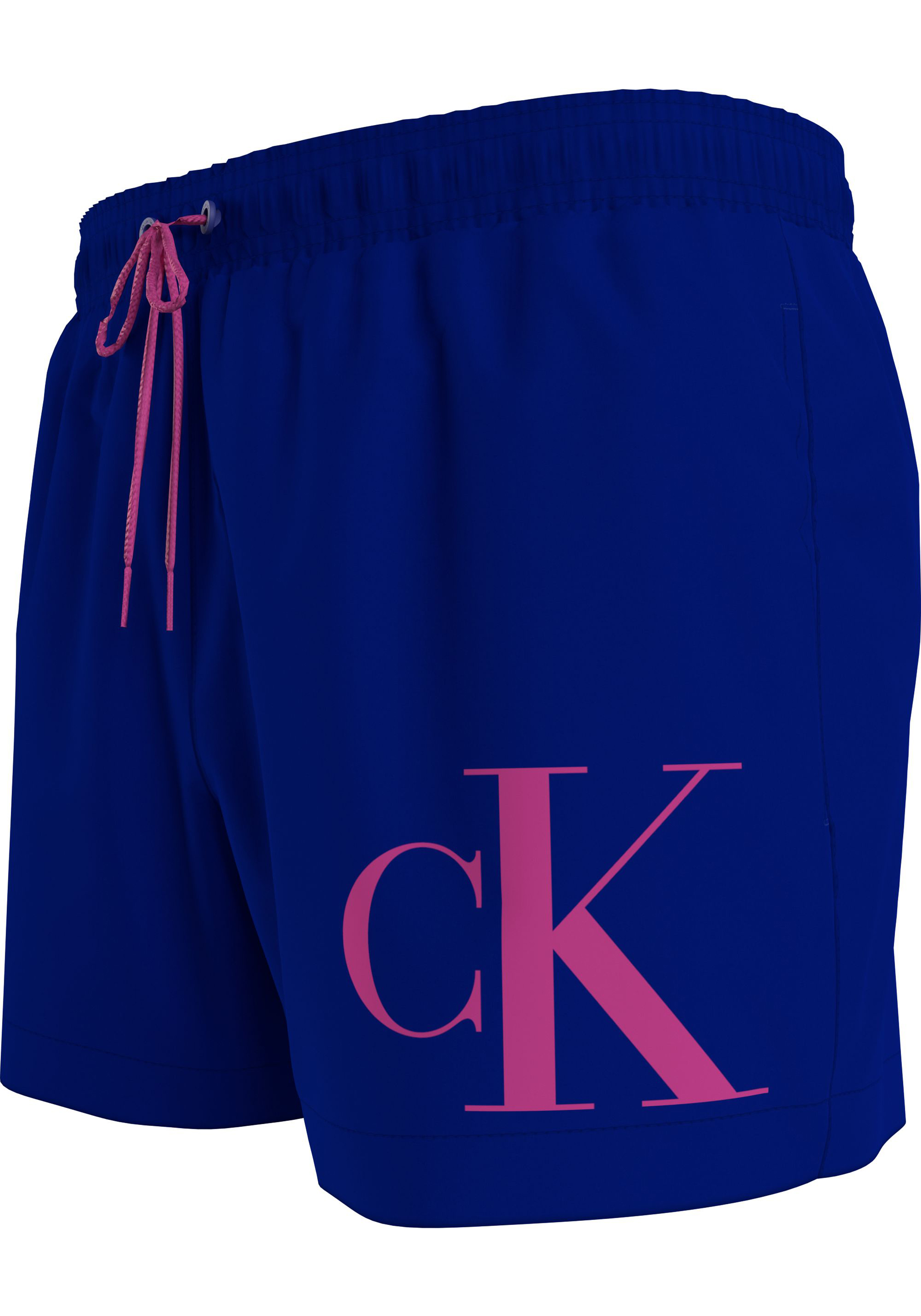 Calvin Klein Short Drawstring swimshort, heren zwembroek, donker kobaltblauw