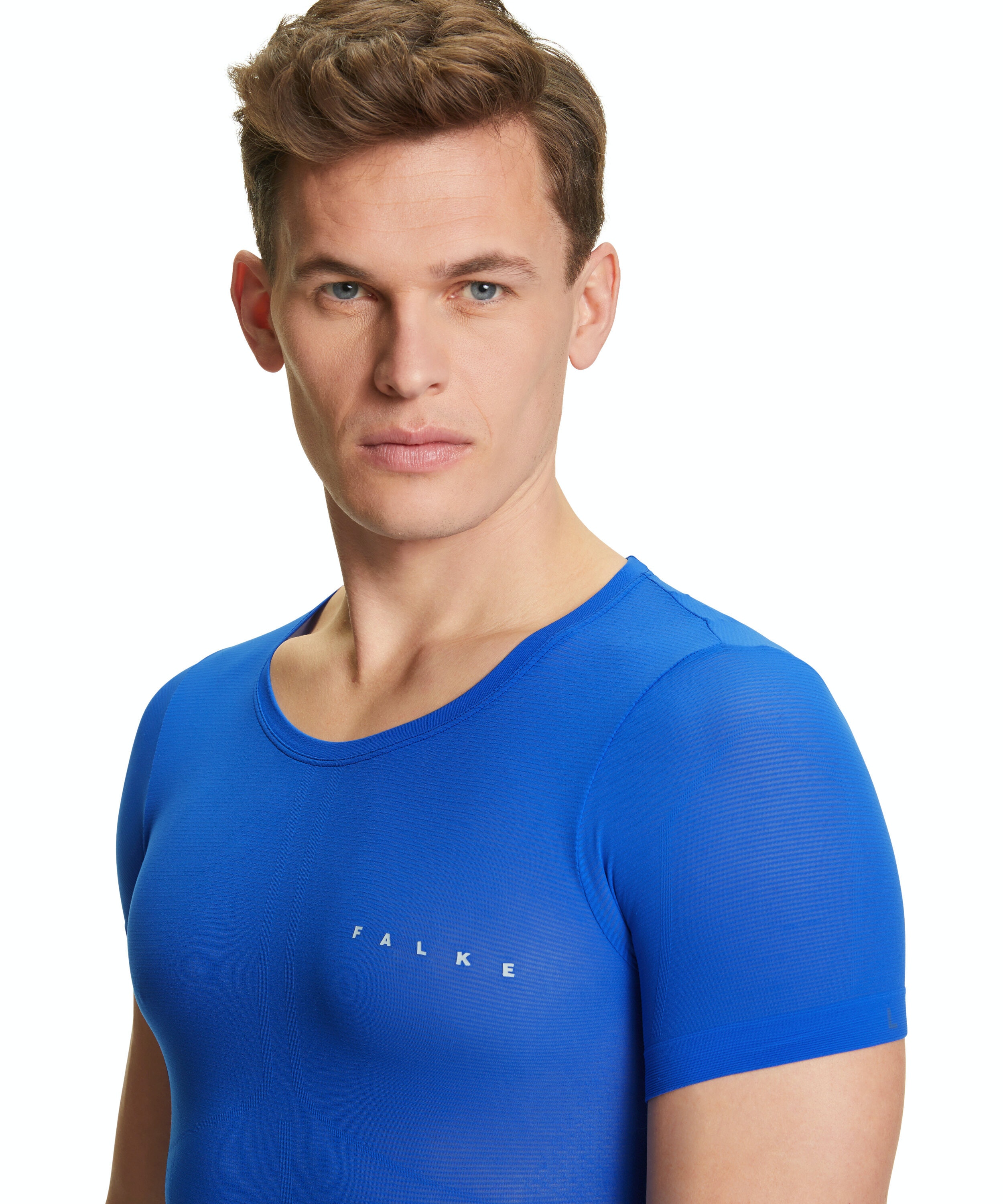 FALKE heren T-shirt Ultralight Cool, thermoshirt, blauw (yve)