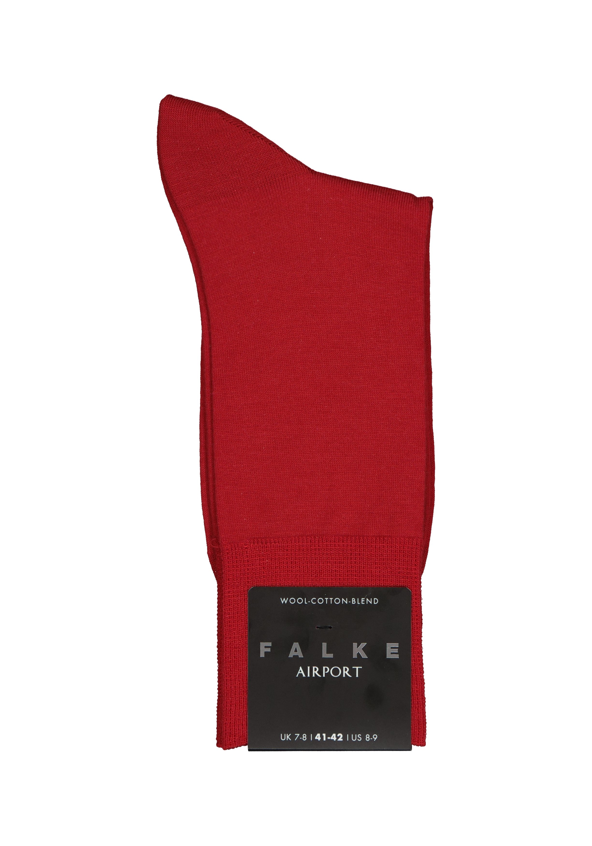 FALKE Airport herensokken, rood (scarlet)