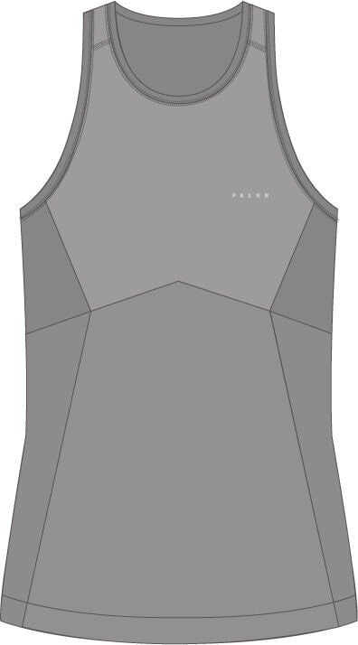 FALKE dames tanktop Wool-Tech Light, thermoshirt, grijs (grey-heather)