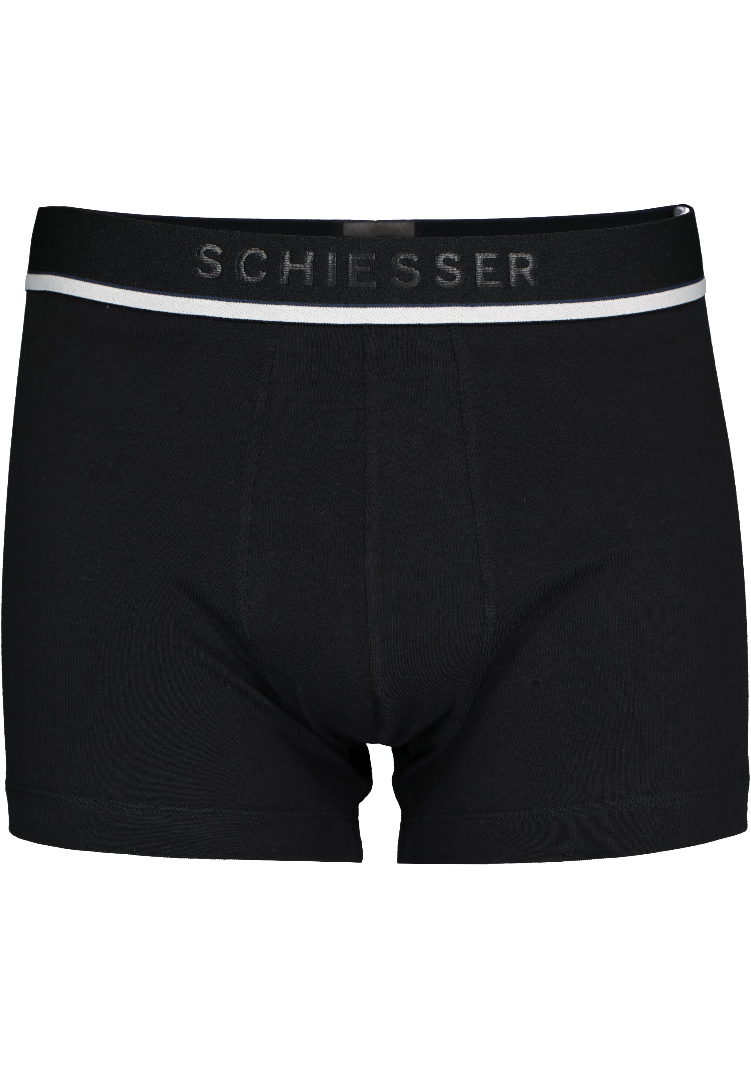 SCHIESSER 95/5 shorts (3-pack), zwart, blauw en donkerblauw