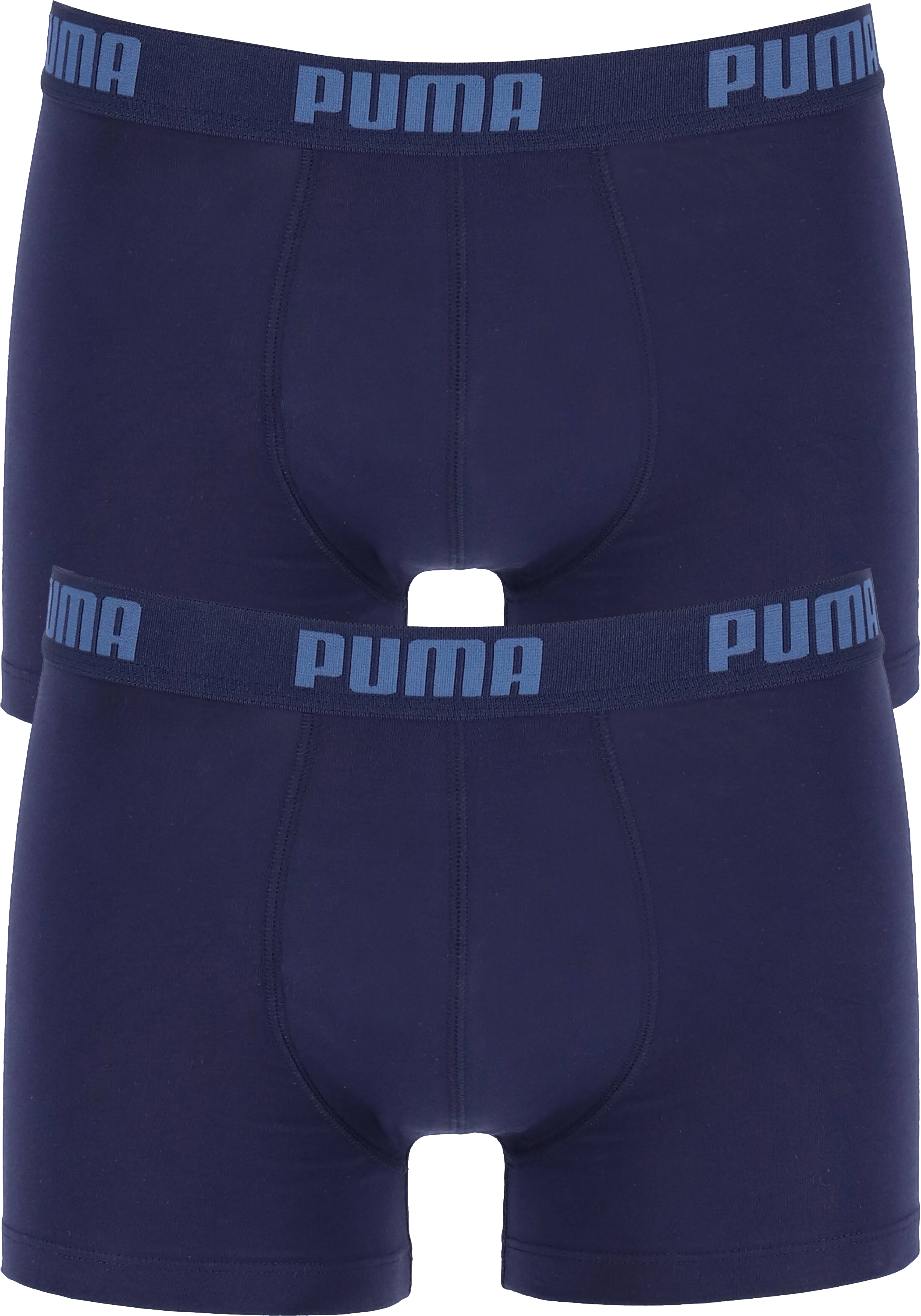 Puma Basic Boxer heren (2-pack), navy blauw