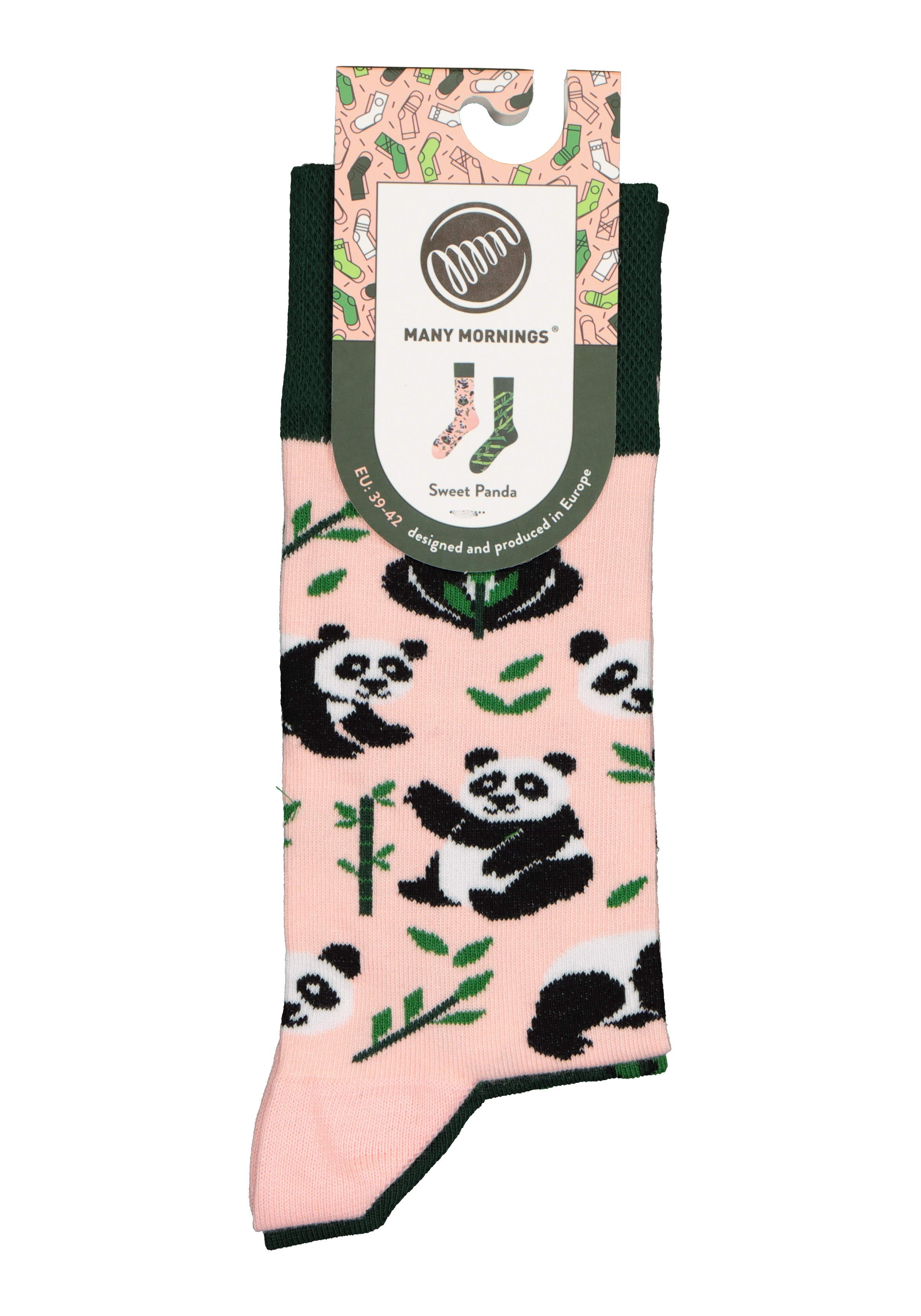 Many Mornings unisex sokken Sweet Panda