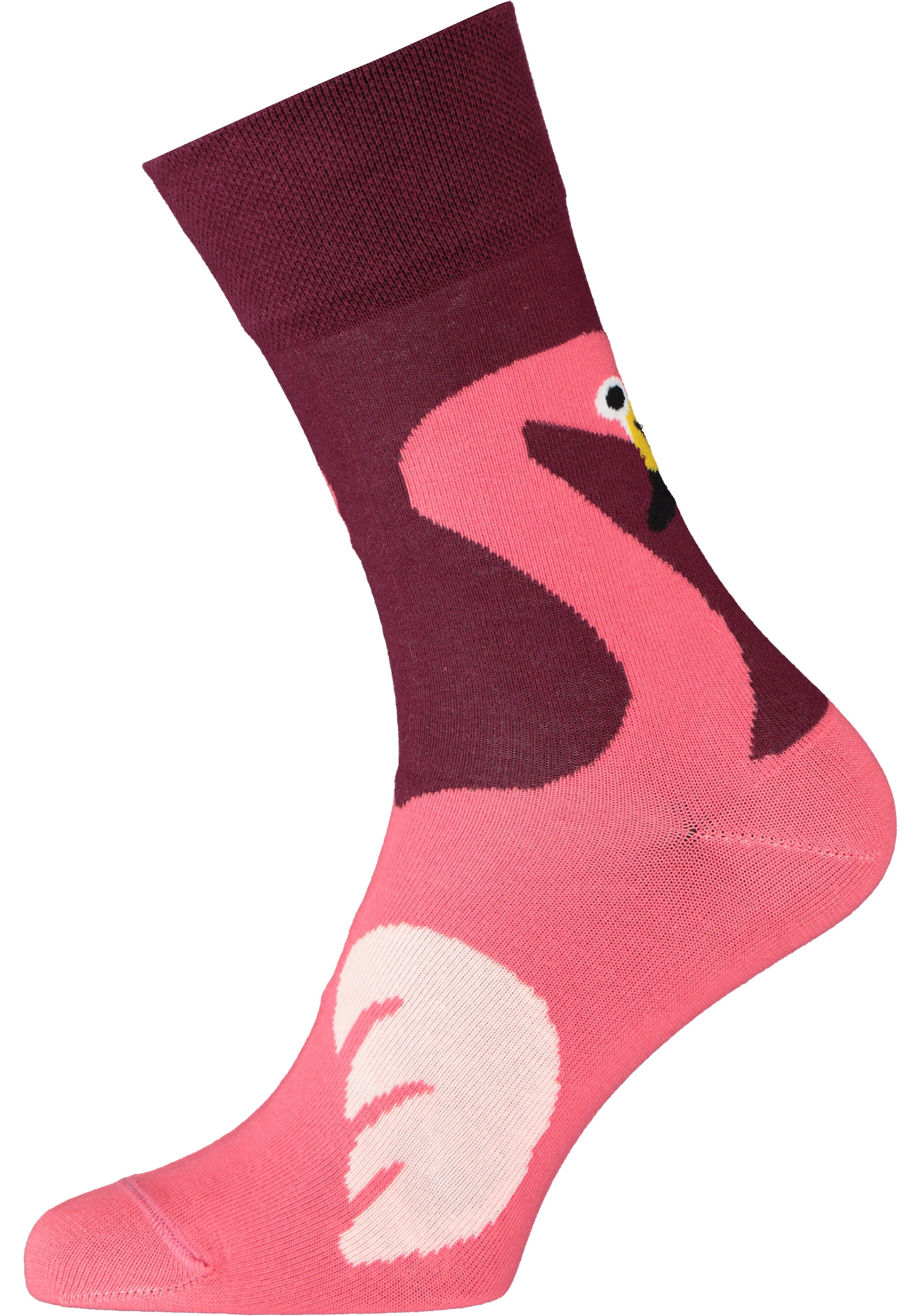 Many Mornings unisex sokken Pink Flamingo