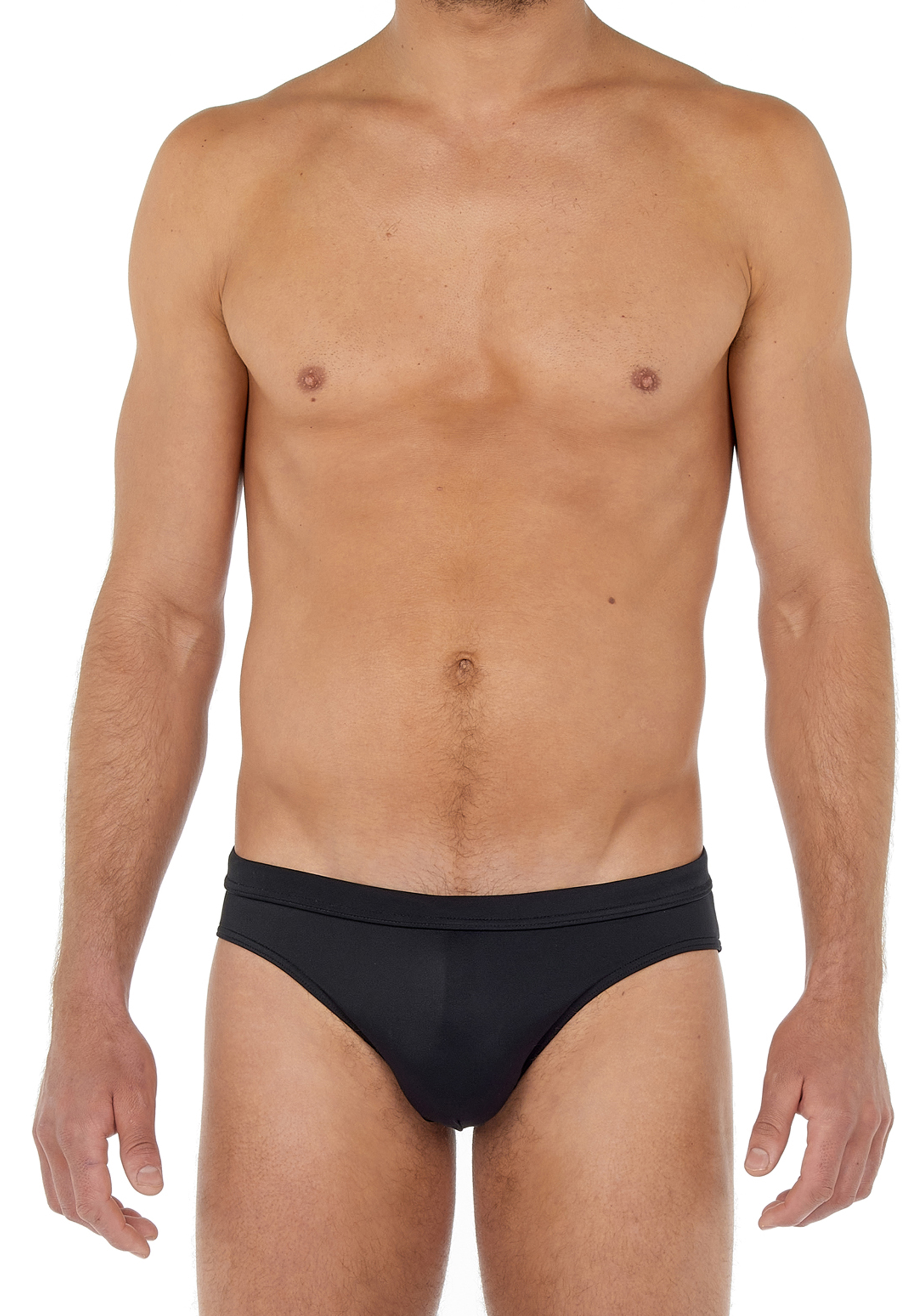 HOM Sea life swim mini briefs, heren zwemslip, zwart