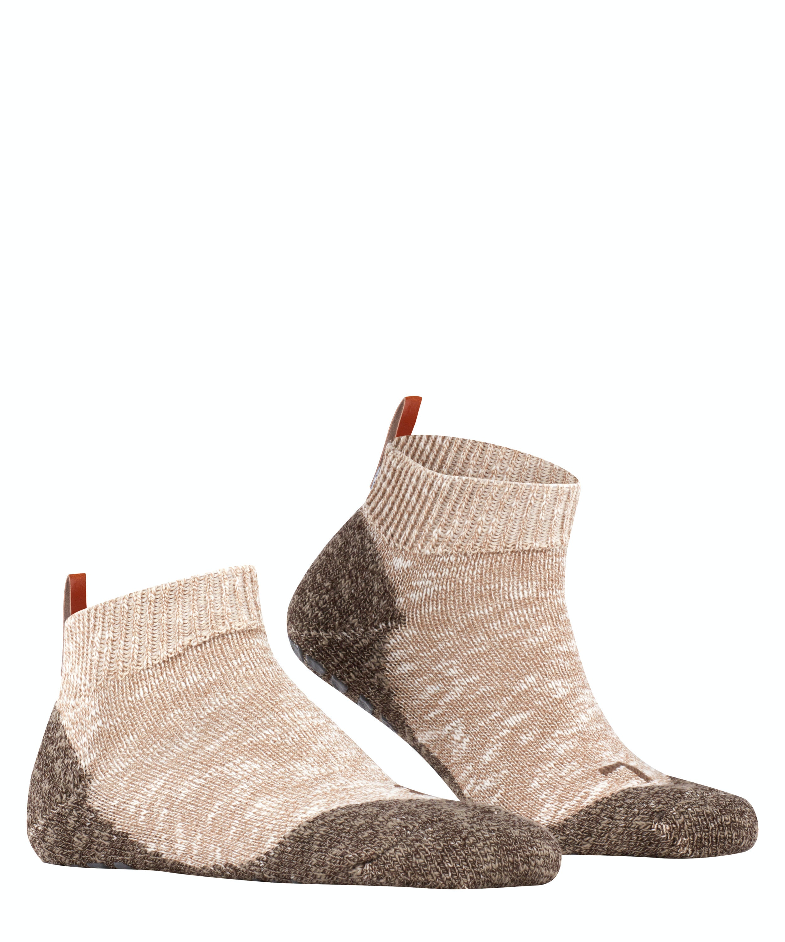 FALKE Lodge Homepads heren huissokken (laag model), beige (sesame)