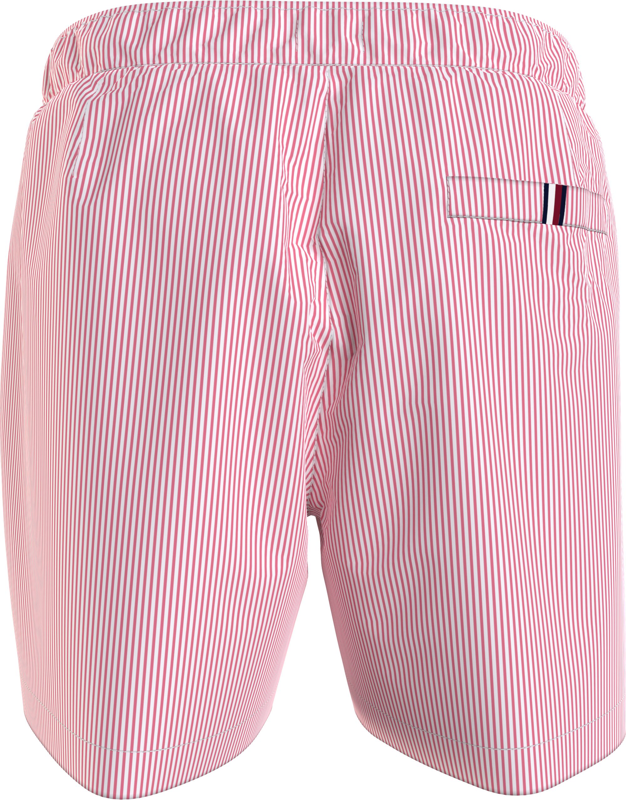 Tommy Hilfiger Medium Drawstring swimshort, heren zwembroek, roze gestreept