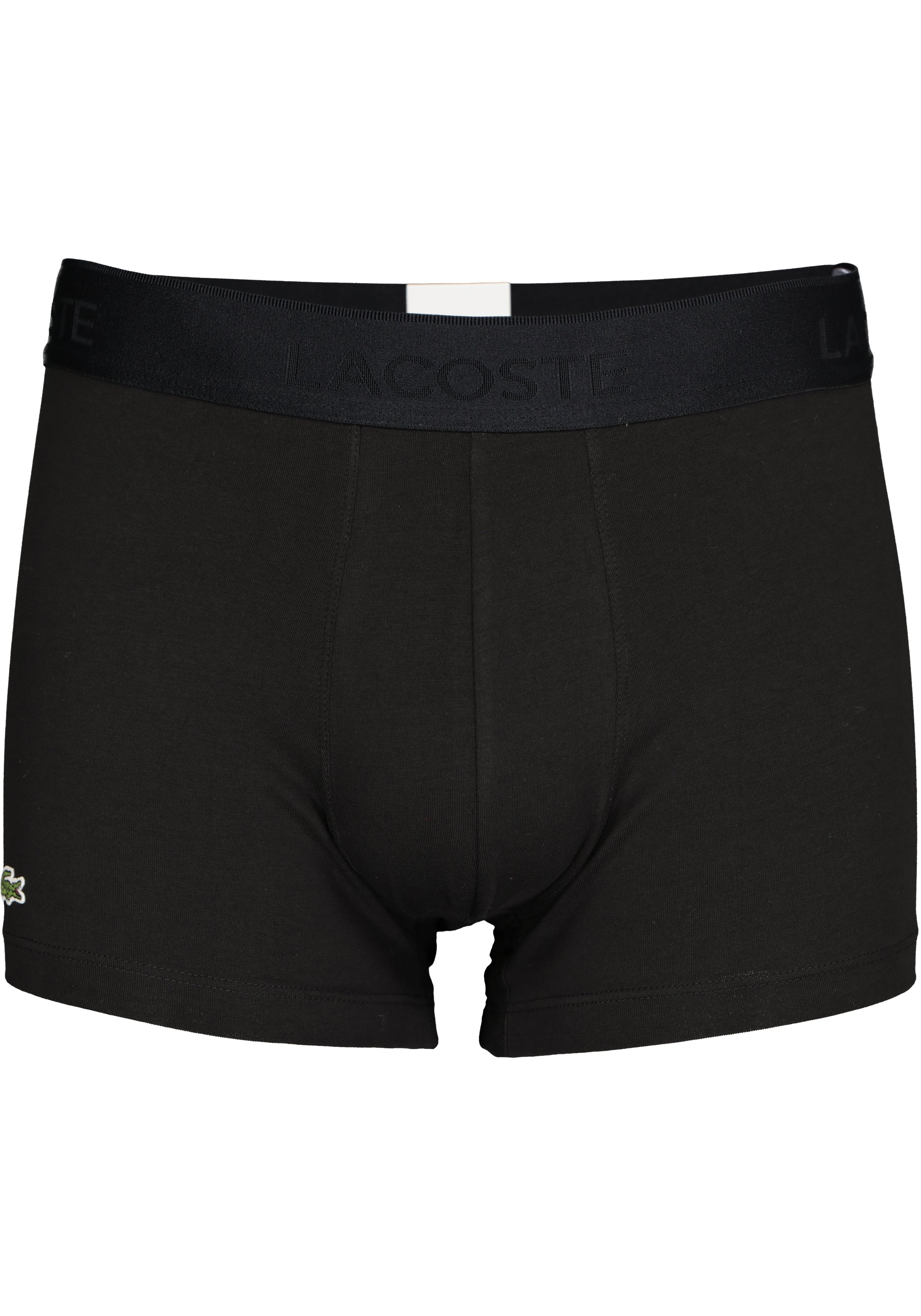 Lacoste Boxer Trunks (3-pack), heren boxers kort, zwart