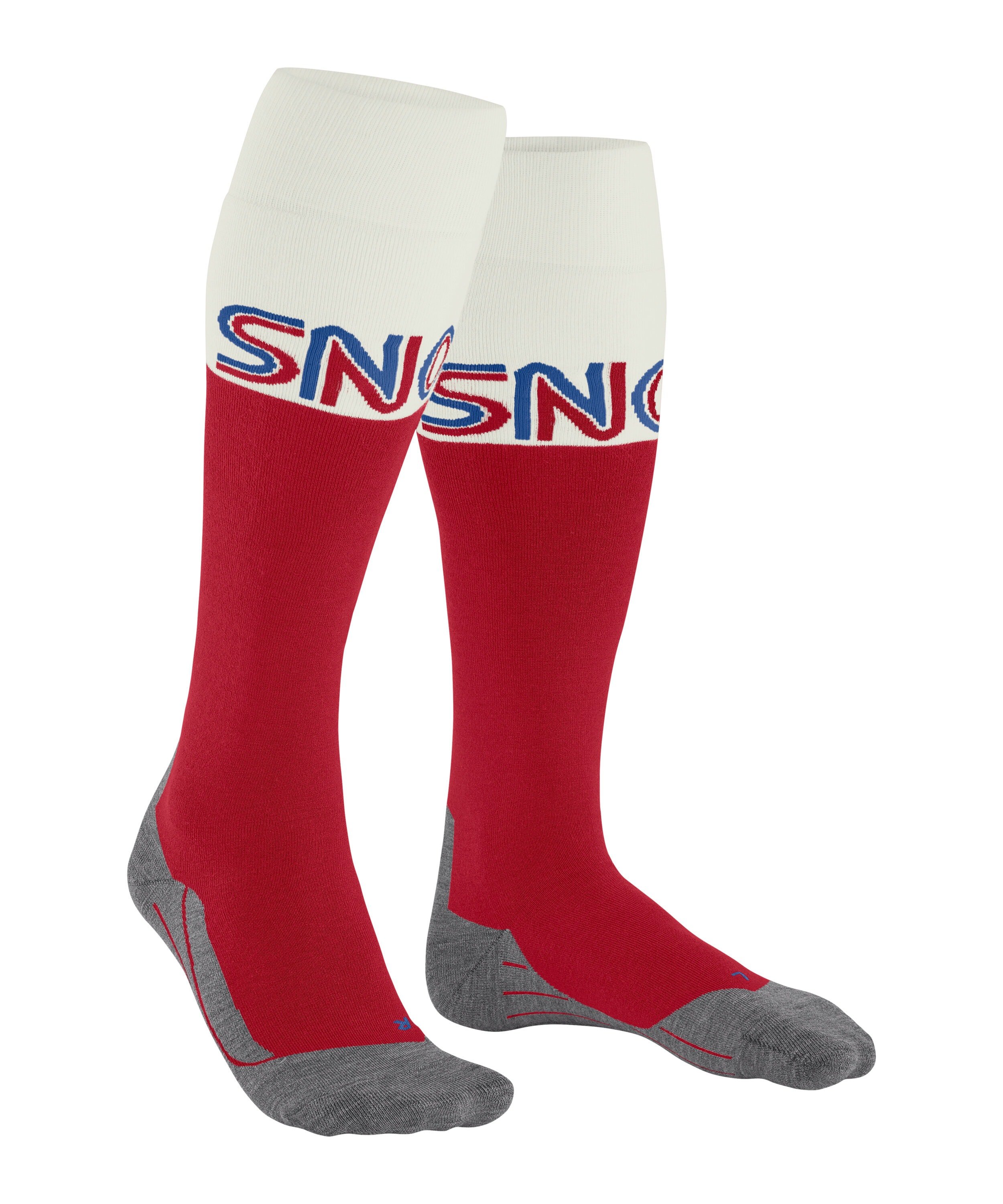 FALKE SK4 Advanced heren skiing kniekousen, rood (lipstick)