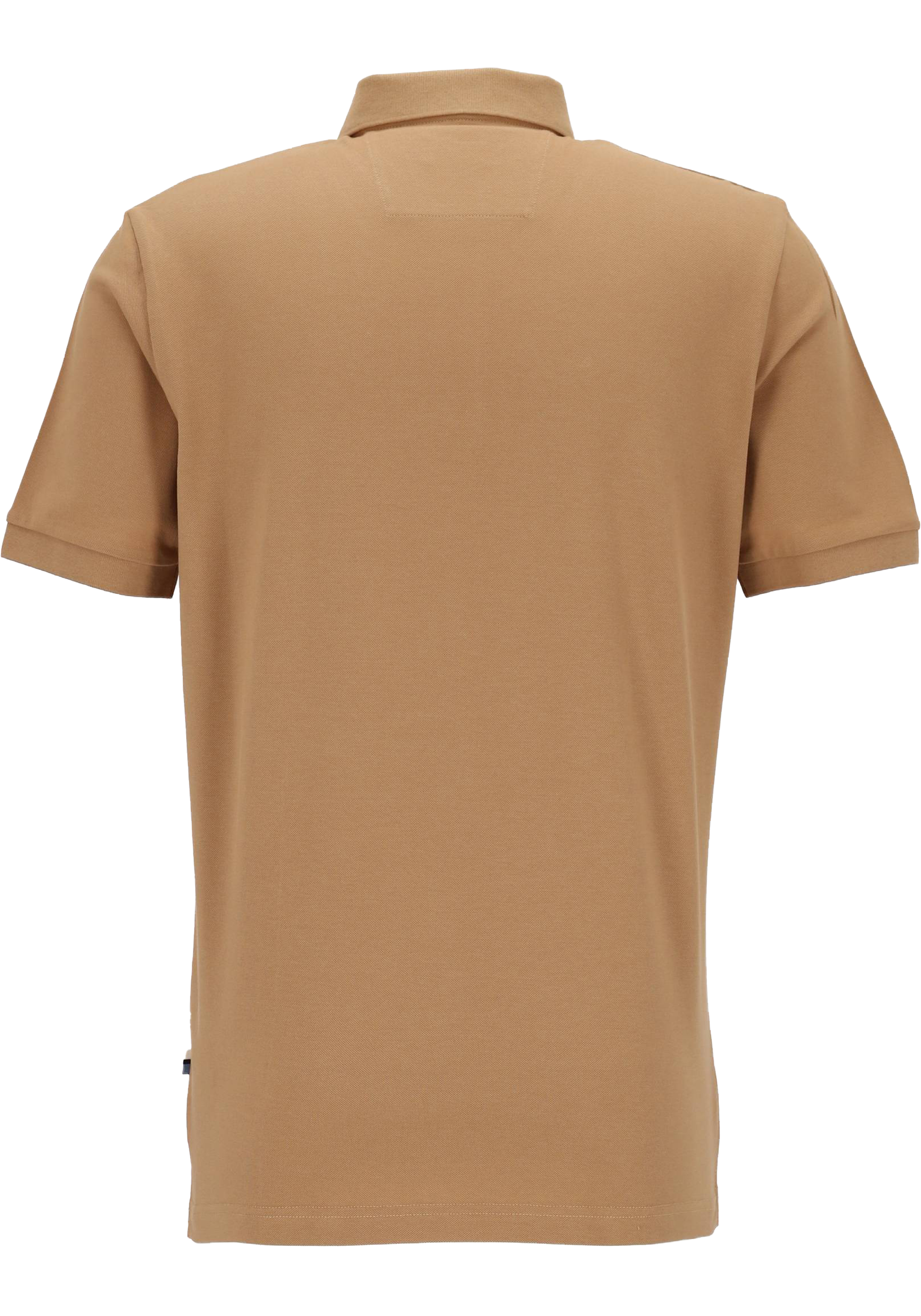 OLYMP Polo Casual, modern fit polo, caramel