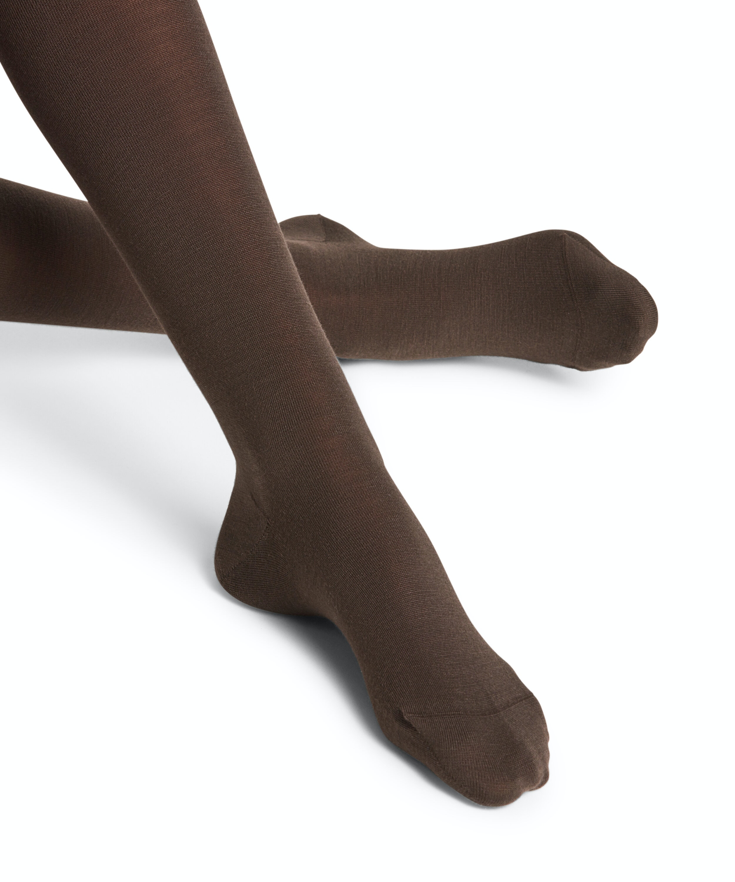 FALKE Softmerino dames panty, dark brown