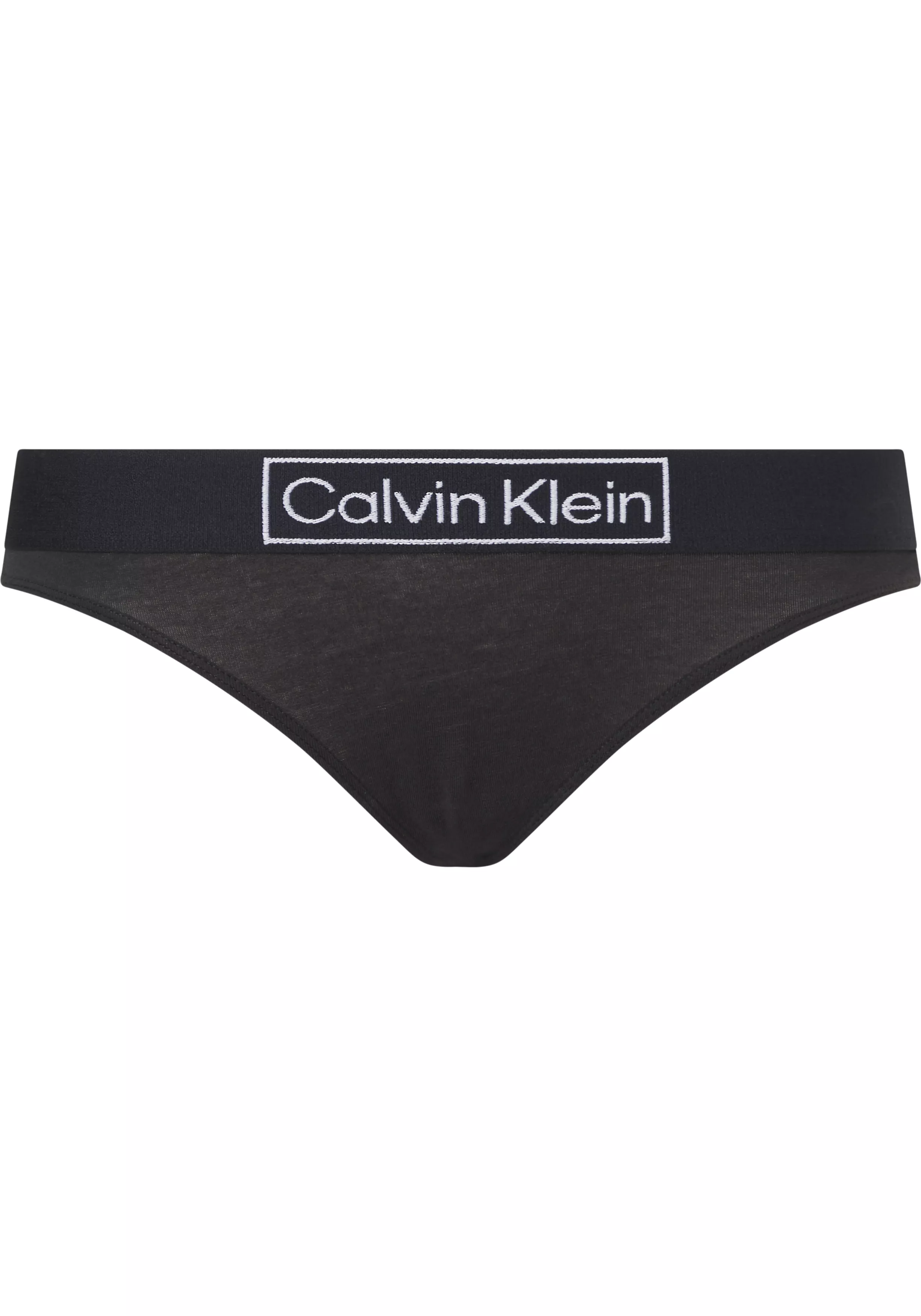 Calvin Klein dames thong (1-pack), string, zwart