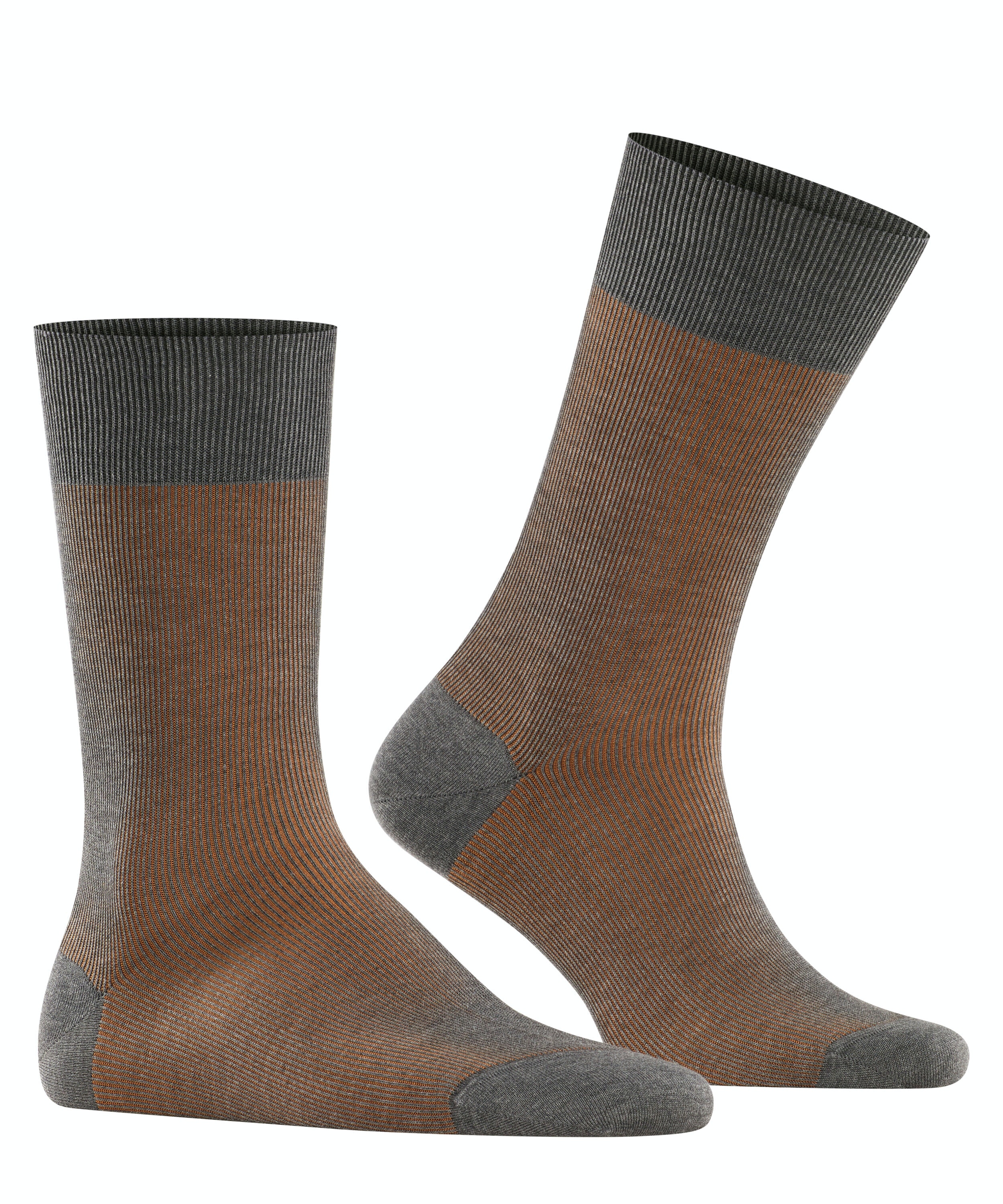 FALKE Fine Shadow herensokken, grijs (grey-melan)