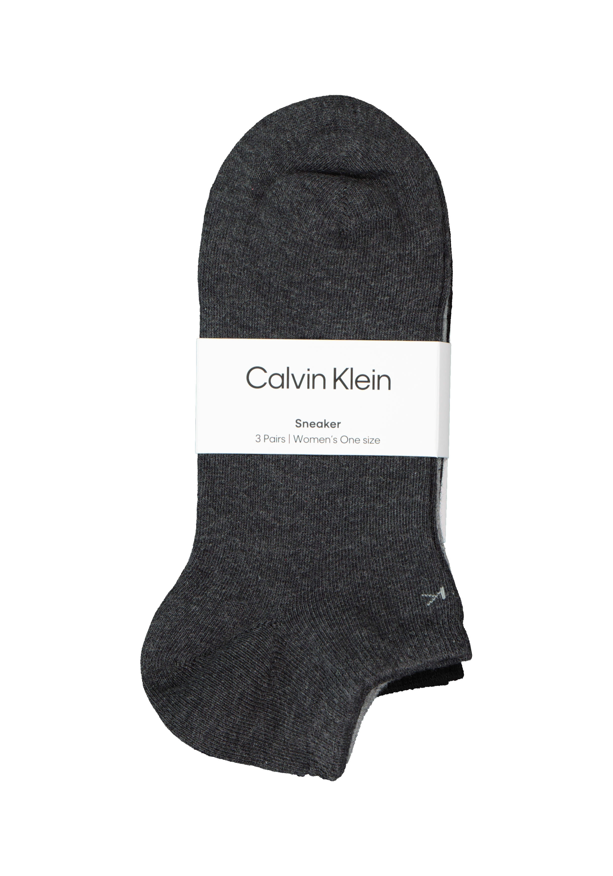 Calvin Klein damessokken Chloe (3-pack), enkelsokken, grijs, antraciet en zwart