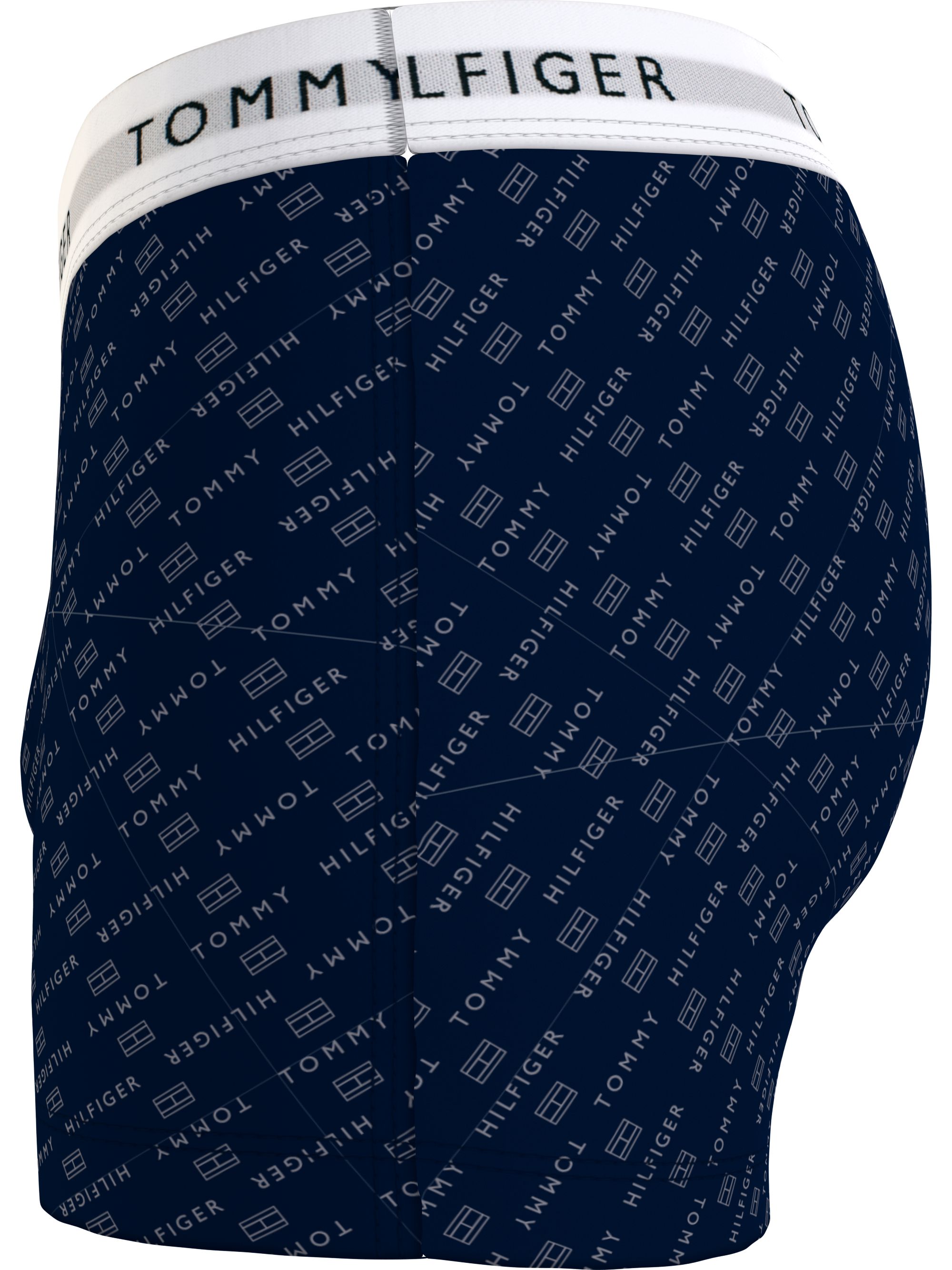 Tommy Hilfiger trunk (3-pack), heren boxers normale lengte, blauw, grijs, logoprint